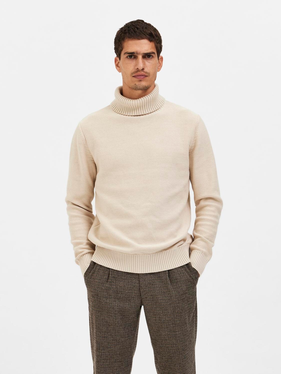 SELECTED HOMME Rollkragenpullover »SLHAXEL LS KNIT ROLL NECK NOOS«