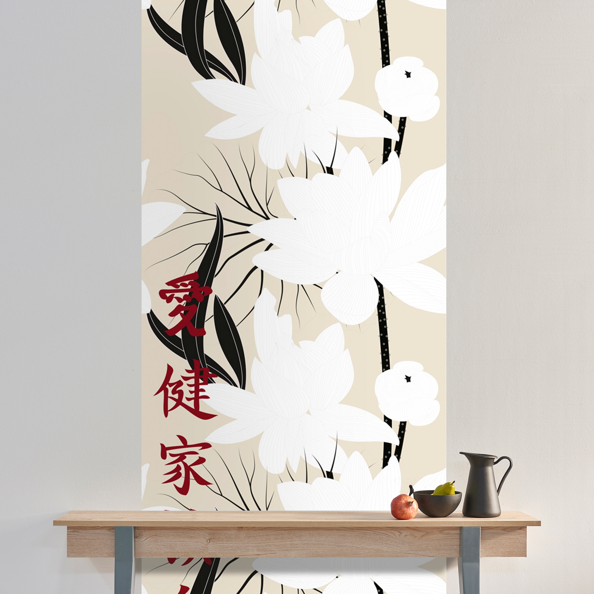 queence Vinyltapete »Hope« Antikoptik | Barock | Kunst | bedruckt glatt 90x250cm, selbstklebend, kinderleichte Anbringung, , Sticker