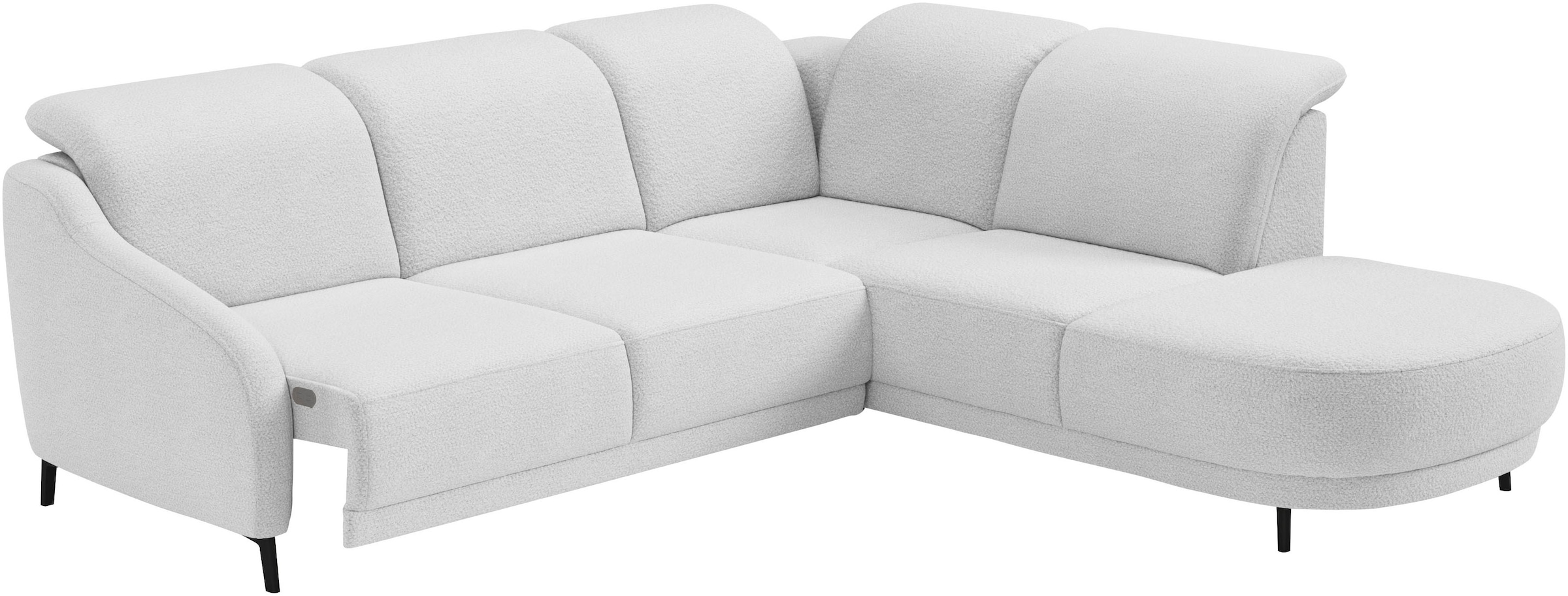 sit&more Ecksofa »Blues L-Form«, wahlweise mit Klapptisch und USB
