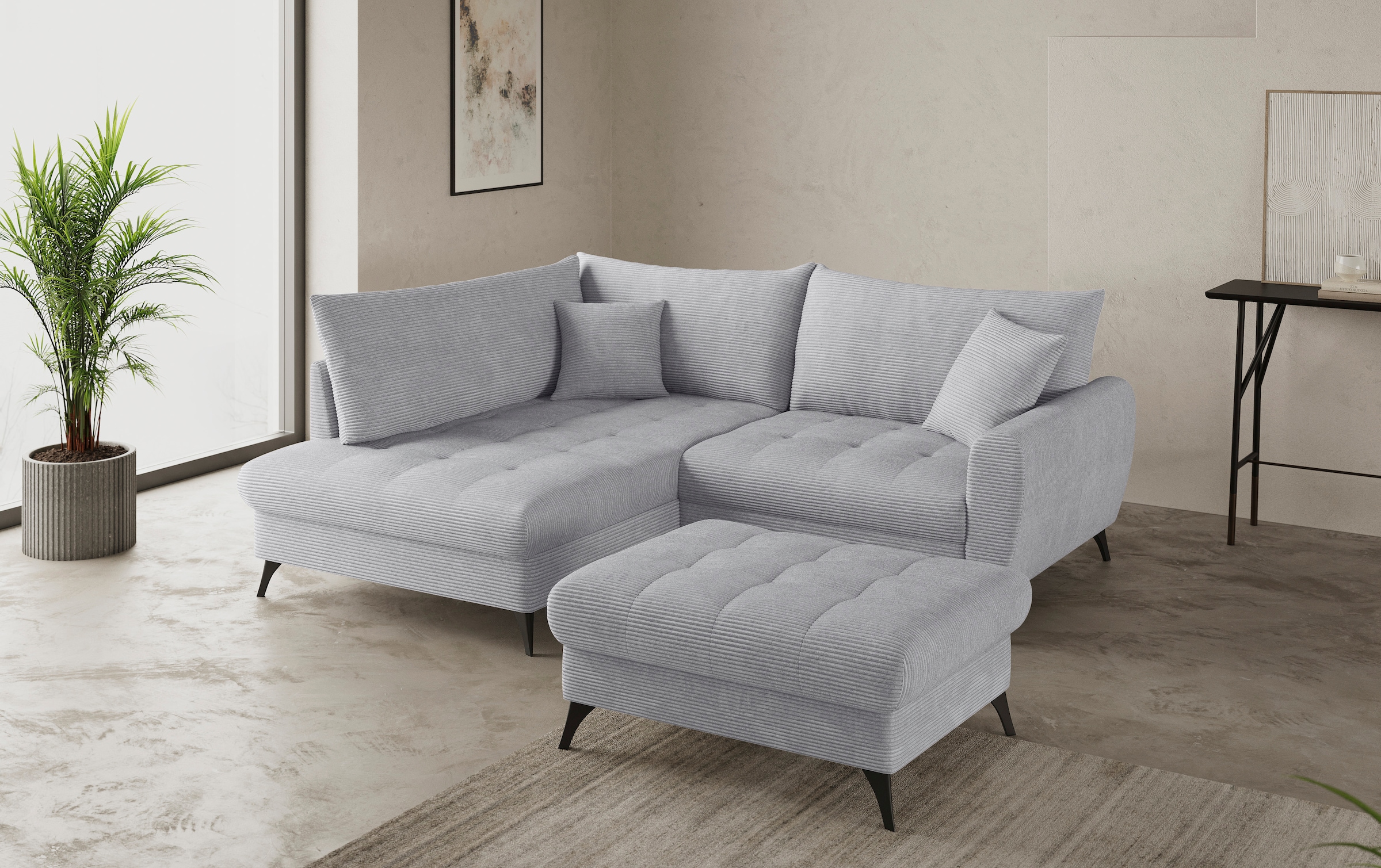 Mr. Couch Hockerbank »Blackburn II« Passend zu der Garnitur, mit Kaltschaum, bis 140 kg belastbar