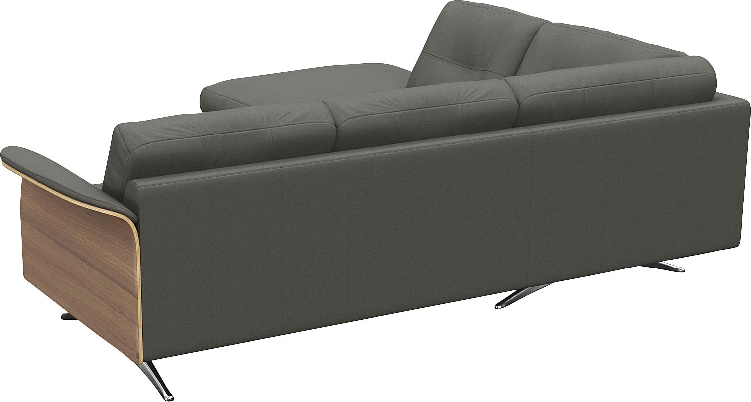 FLEXLUX Ecksofa »Glow, super bequem durch hochwertigem Sitzaufbau mit Federkern, L-Form«, Modernes skandinavisches Design
