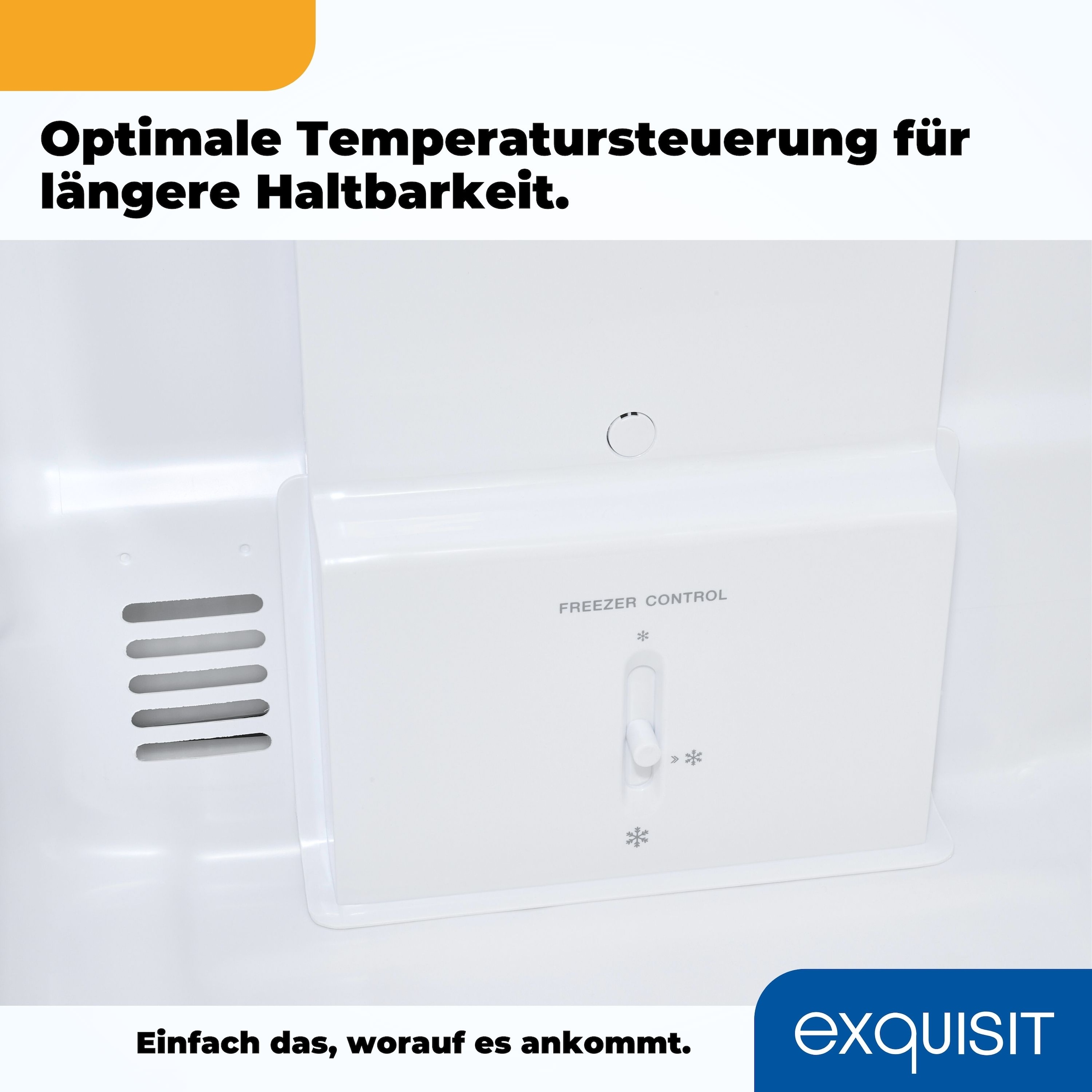 exquisit Kühl-/Gefrierkombination »KGC265-70-NF-040C« 180,5 cm hoch 54,5 cm breit Energieeffizienzklasse C, 253 Liter Nutzinhalt, Total NoFrost