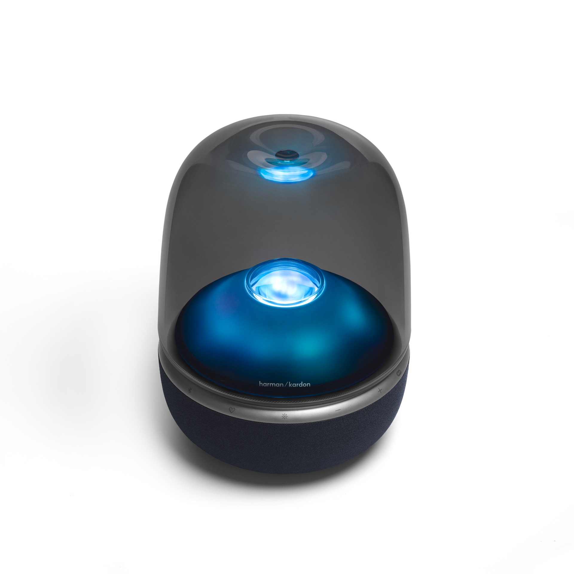 Harman/Kardon Wireless Lautsprecher »Aura Studio 5 Wi-Fi Edition« (Bluetooth | WLAN Beleuchtungseffekte 50 W) WLAN Lautsprecher für zu Hause mit faszinierender Beleuchtung