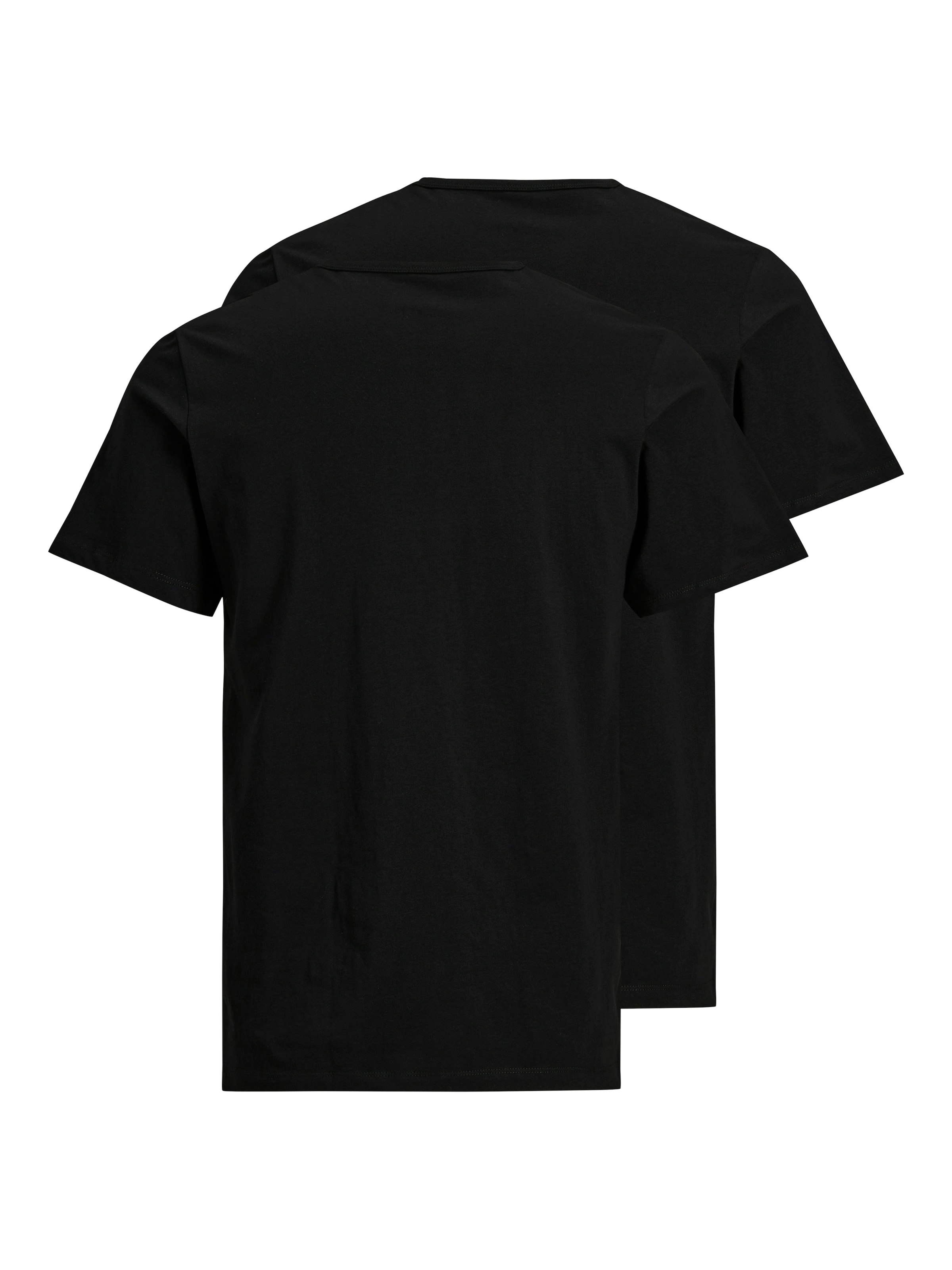Jack & Jones T-Shirt »Crew-Neck« 2er-Pack,  unifarben, modisch, regular fit, Baumwolle, Rundhals