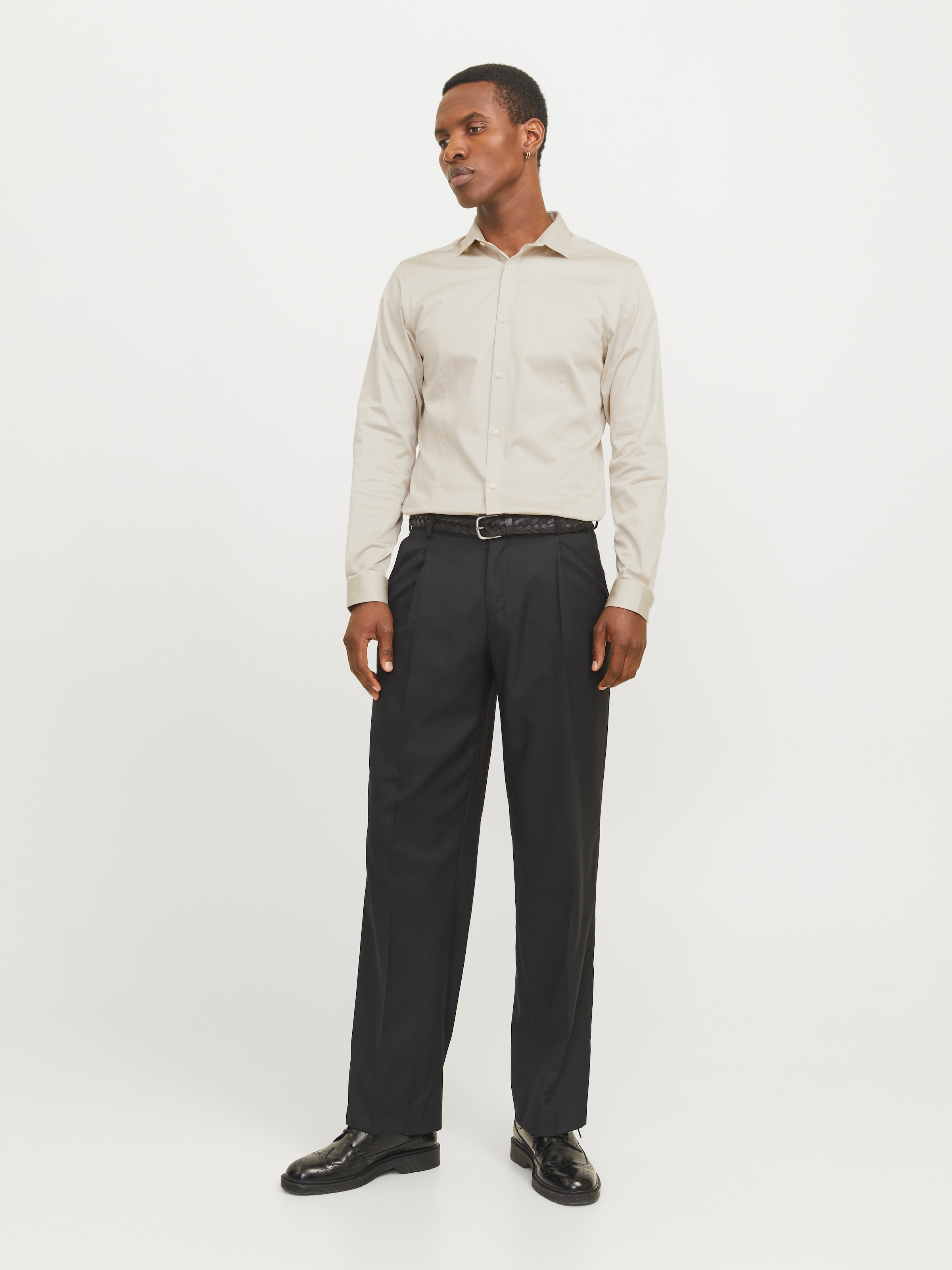 Jack & Jones Langarmhemd »JJPRPARMA SHIRT L/S NOOS«, mit Hemdkragen