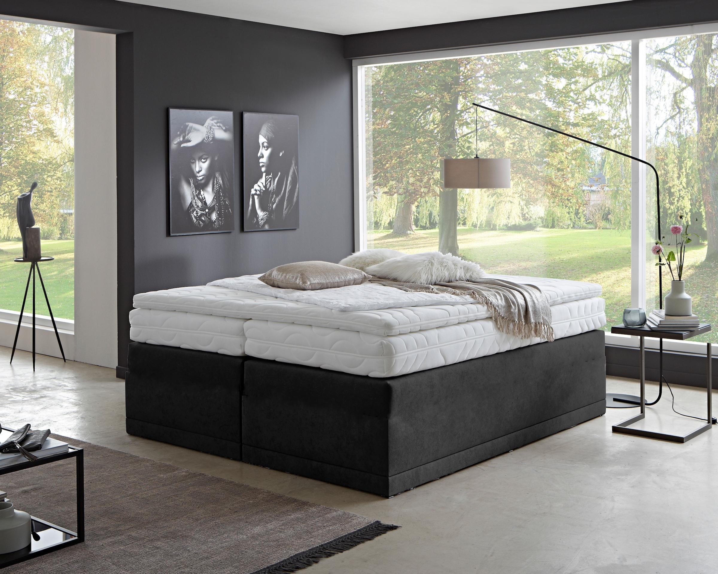 Westfalia Schlafkomfort Boxspringbett »Ibiza in den Breiten 160x200, 180x200cm & 200x200cm«