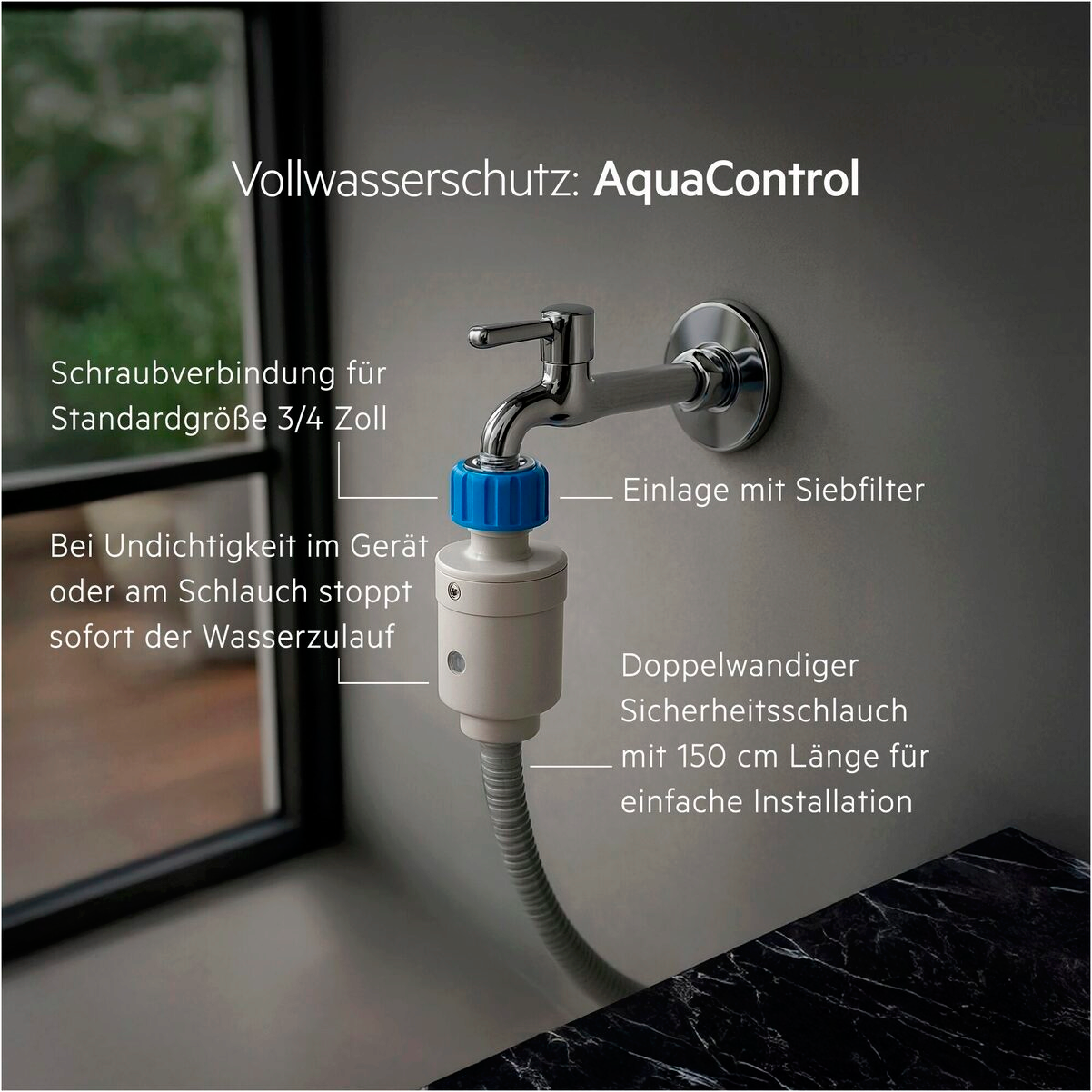 AEG Waschmaschine 6000 »LR6FE48FL« 8 kg 1400 U/min