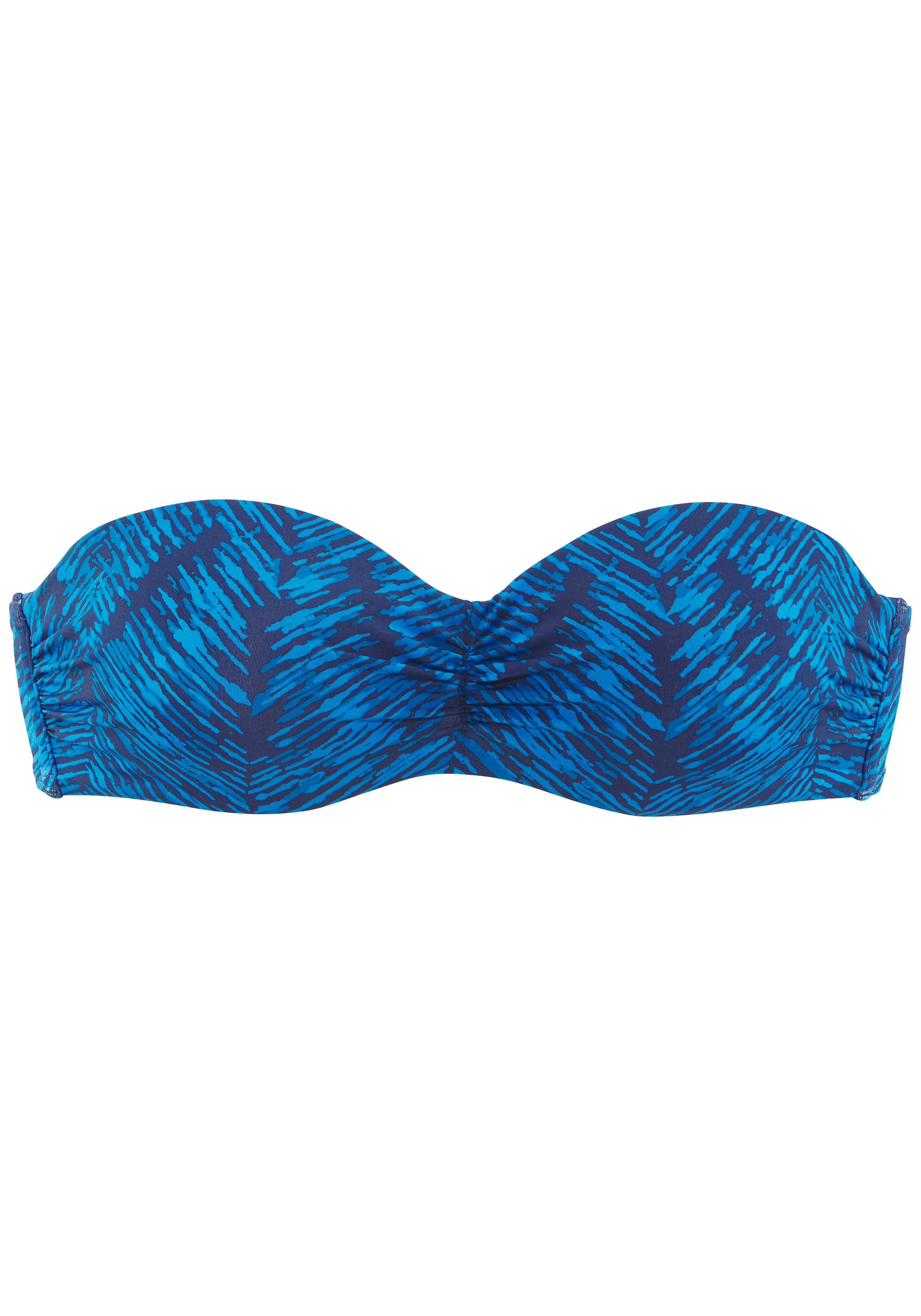 JETTE Bügel-Bandeau-Bikini-Top »Floretta«, in Ton in Ton-Harmonie