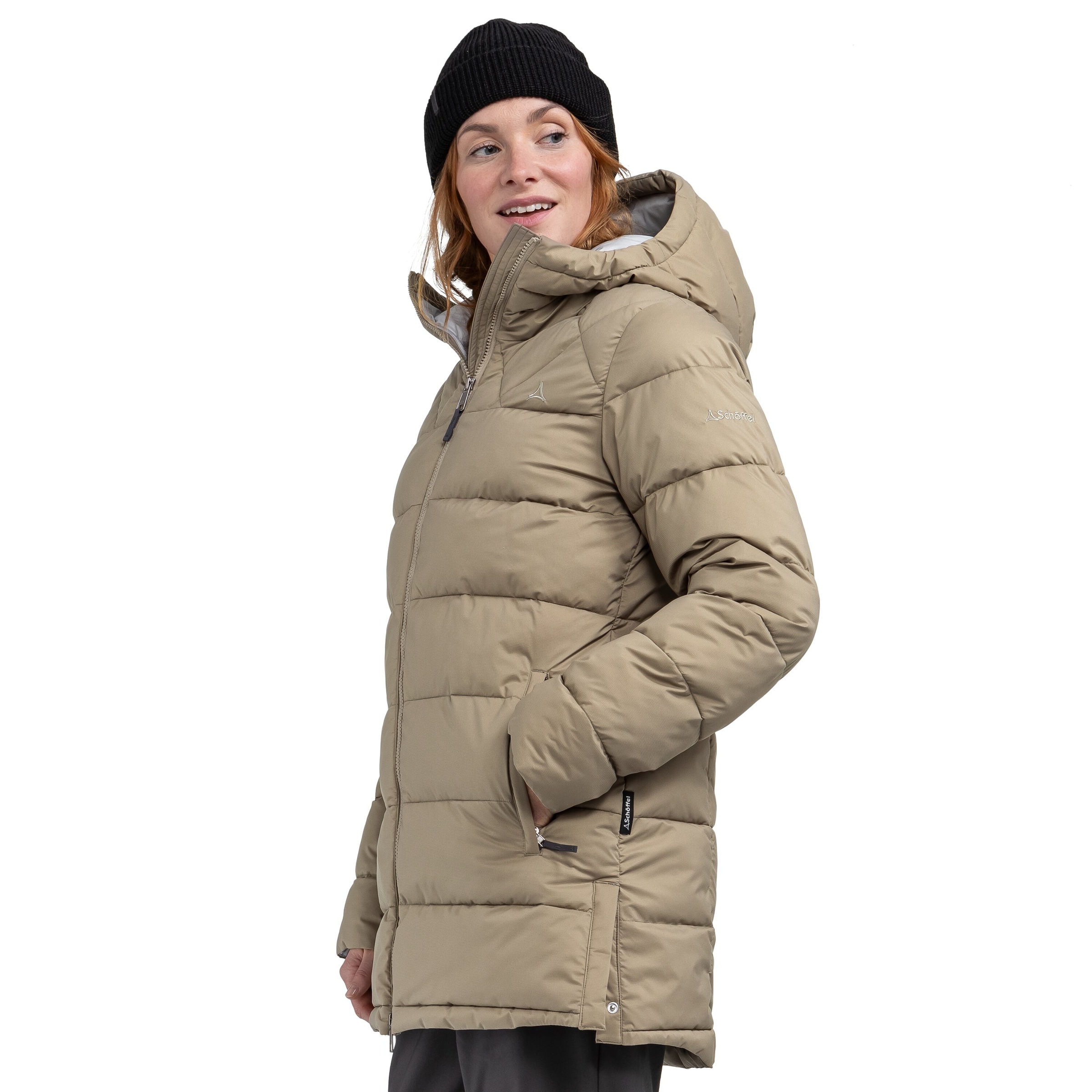 Schöffel Funktionsparka »Insulated Parka Boston L«, mit Kapuze, Wärmend, winddicht, wasserabweisend Winterjacke