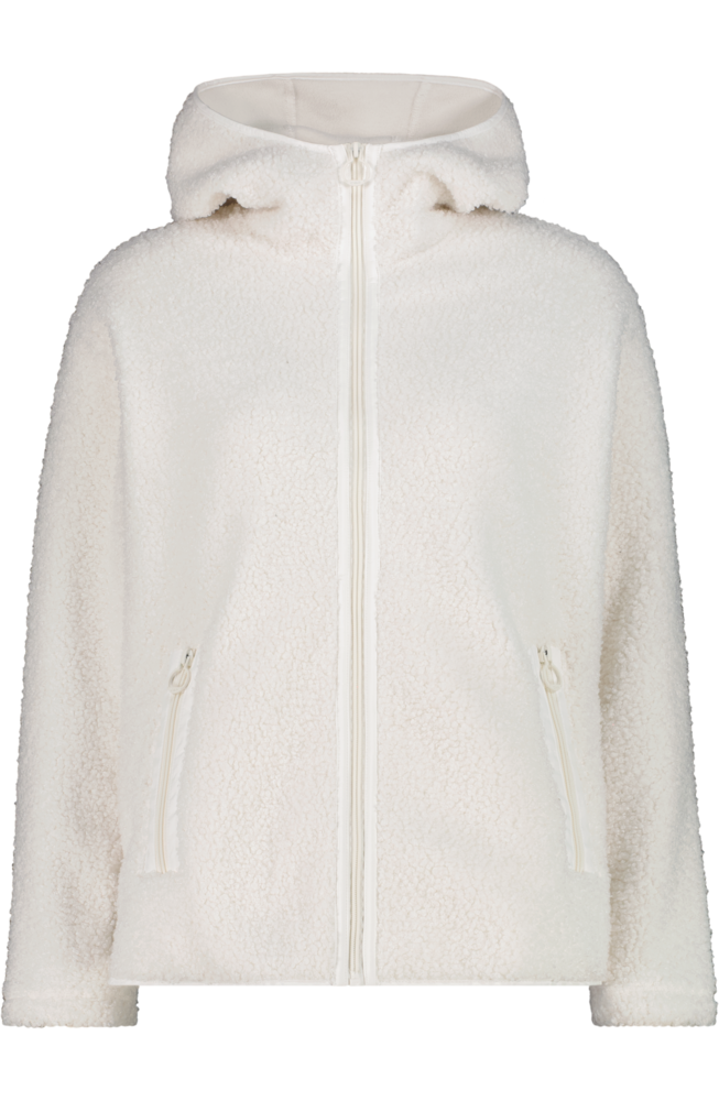 CMP Kapuzenfleecejacke »WOMAN JACKET FIX HOOD« mit Kapuze mit Kapuze, sportlicher Stil, atmungsaktiv, wärmend