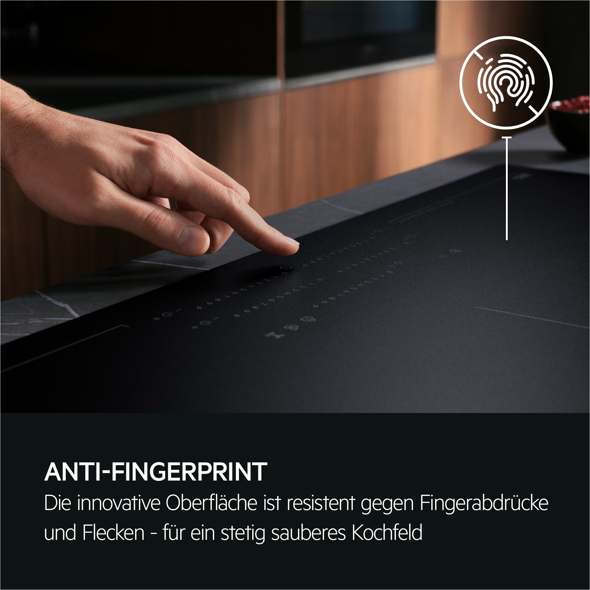 AEG Induktions-Kochfeld »TK85IM0FSZ«, SaphirMatt-Bis zu 4x kratzresistenter als Standard, Made in Germany