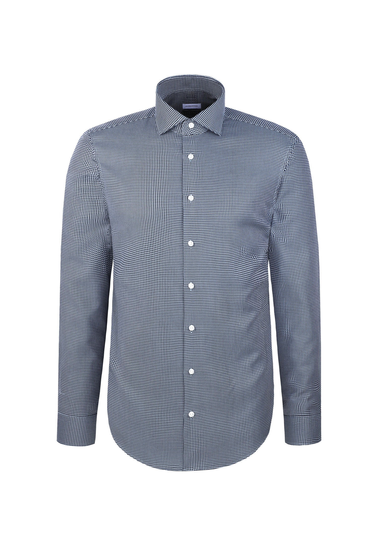 seidensticker Businesshemd »Schwarze Rose« Regular 1/1 Kentkragen Pepita