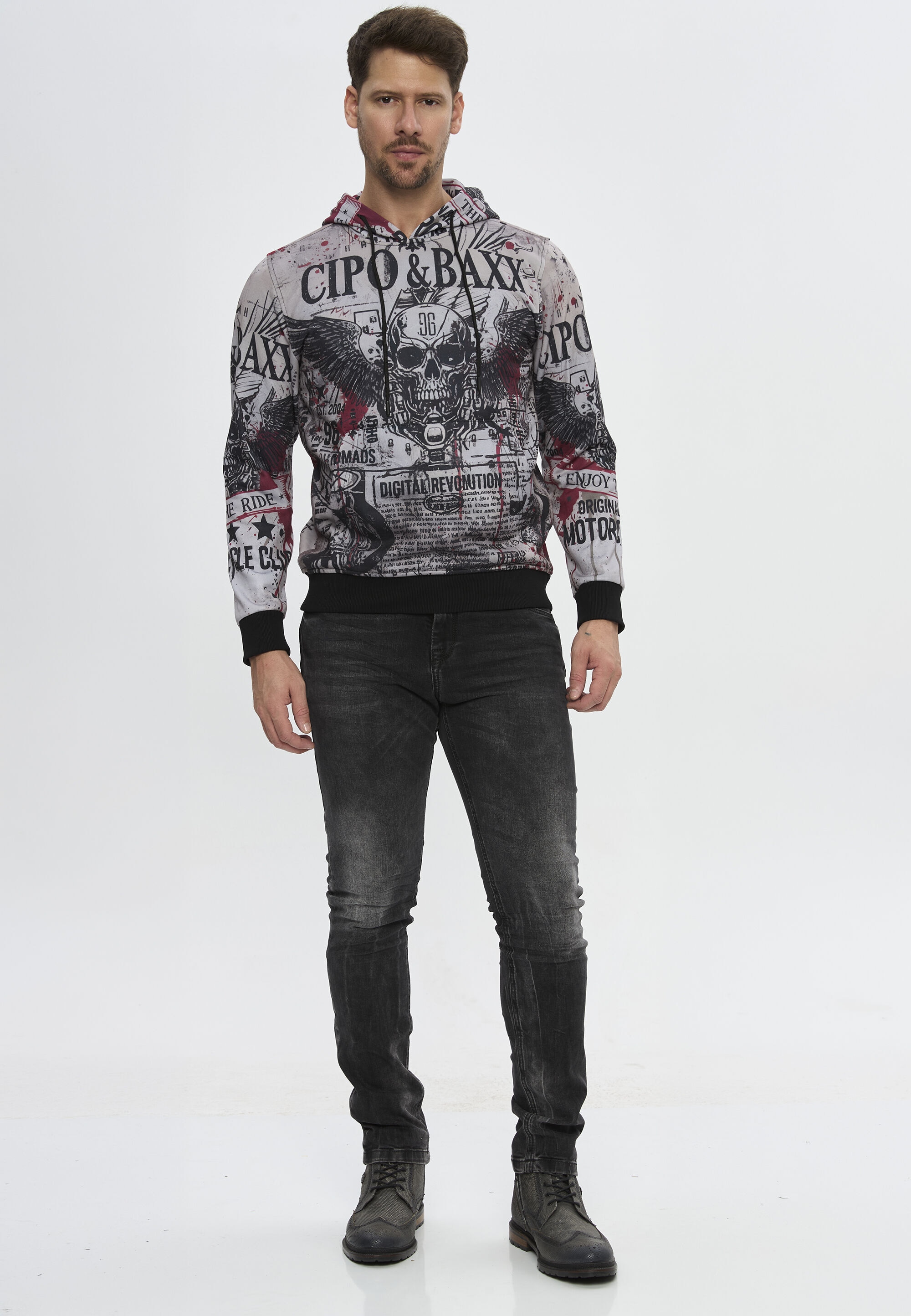 Cipo & Baxx Kapuzenpullover »Cipo & Baxx Hoodie CL614«