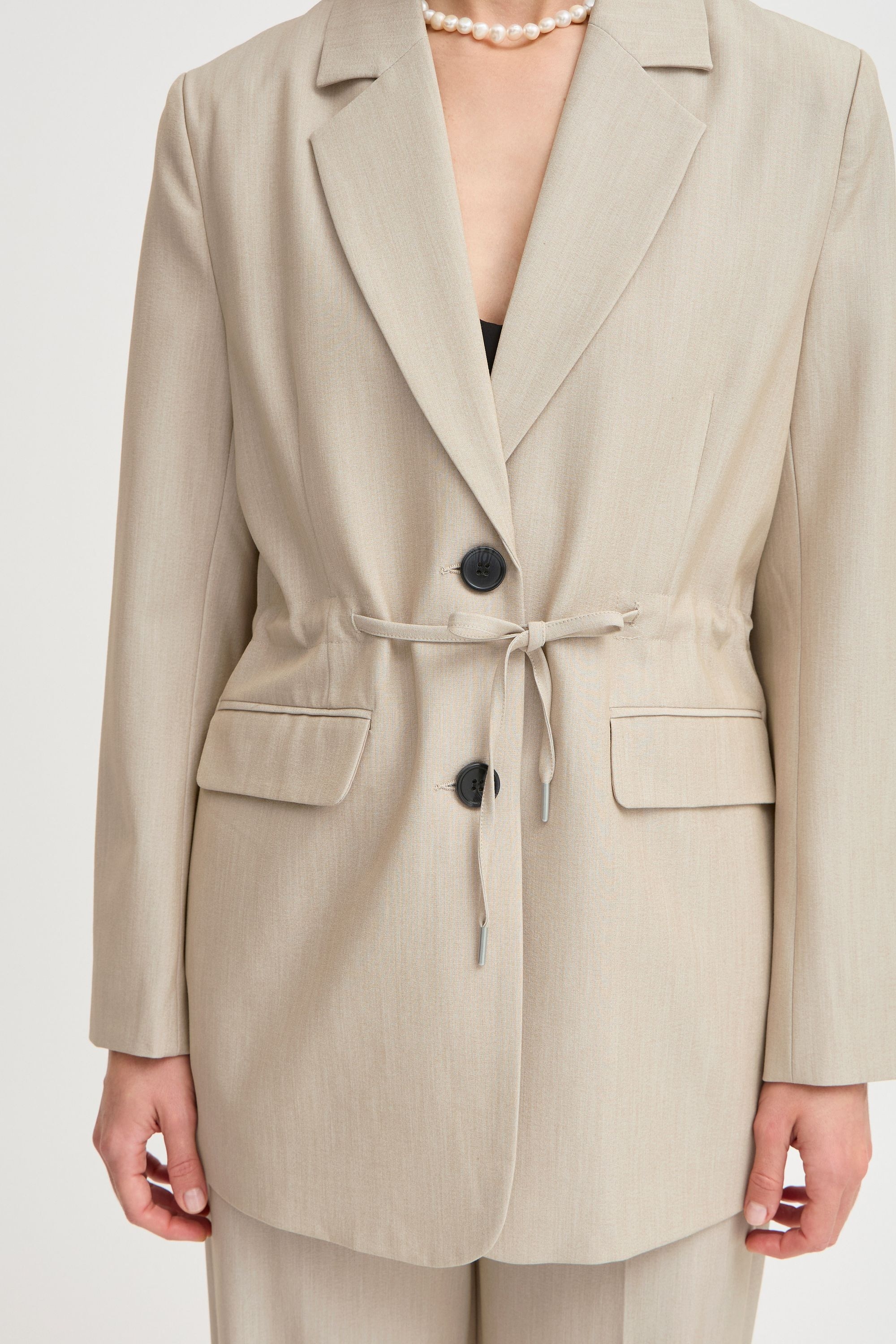 b.young Kurzblazer »Kurzblazer BYDANTA STRING BLAZER -«