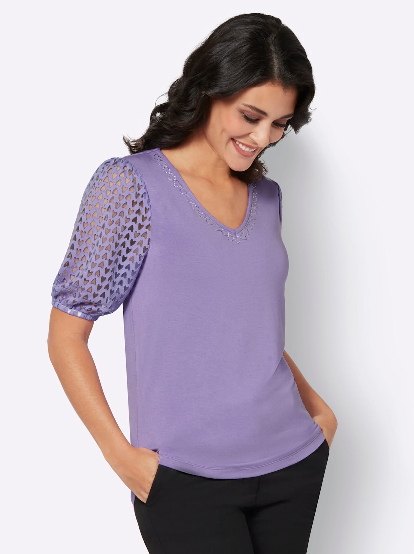 creation L Kurzarmshirt »Shirt« 1 Stk.