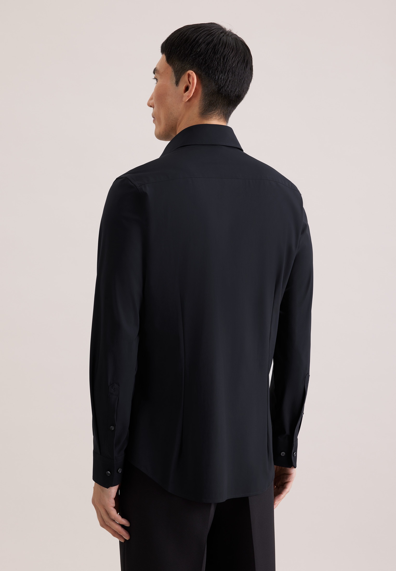 seidensticker Businesshemd »Schwarze Rose« Slim 1/1 Kentkragen Uni