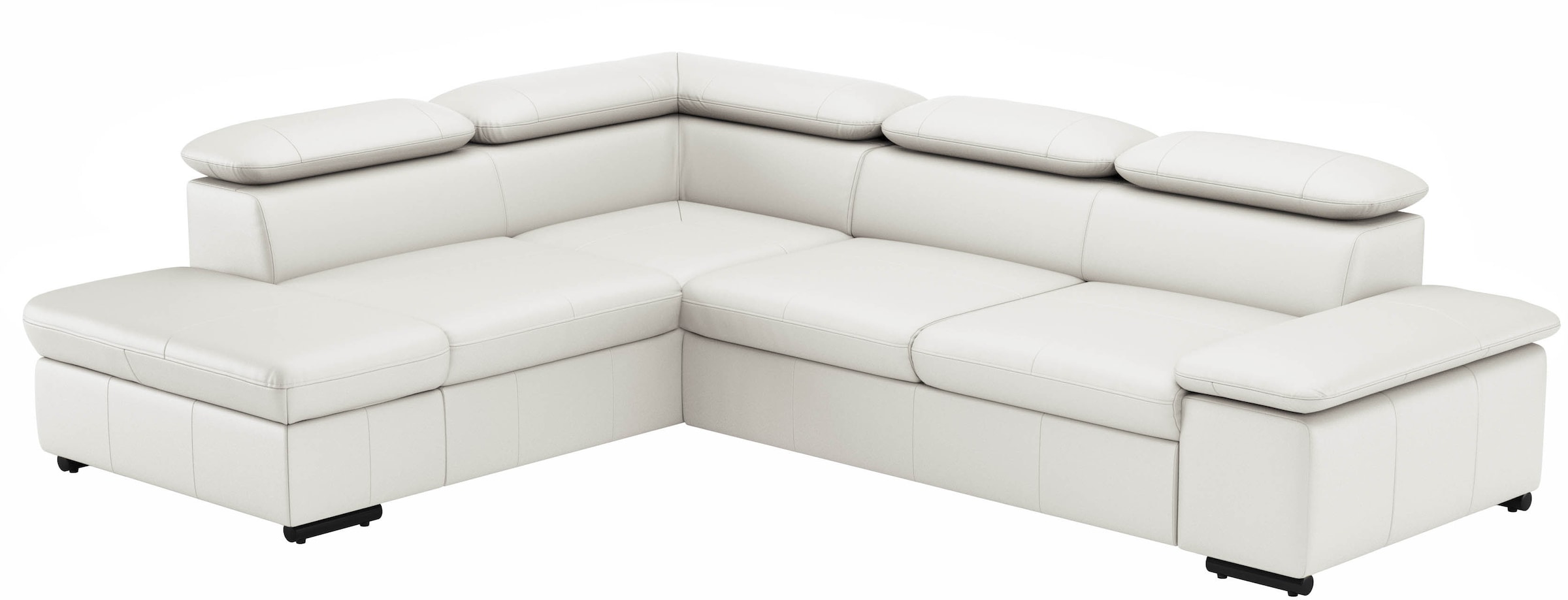 sit&more Ecksofa »Alcudia L-Form«, mit Armteilverstellung, optional Kopfteilverstellung und Bettfunktion