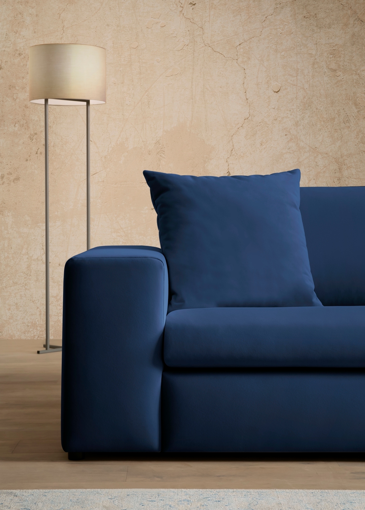 Home affaire 3-Sitzer »SLEETLAND XXL in Samtvelours oder Vintage-Leder-Optik« besonders groß und bequem