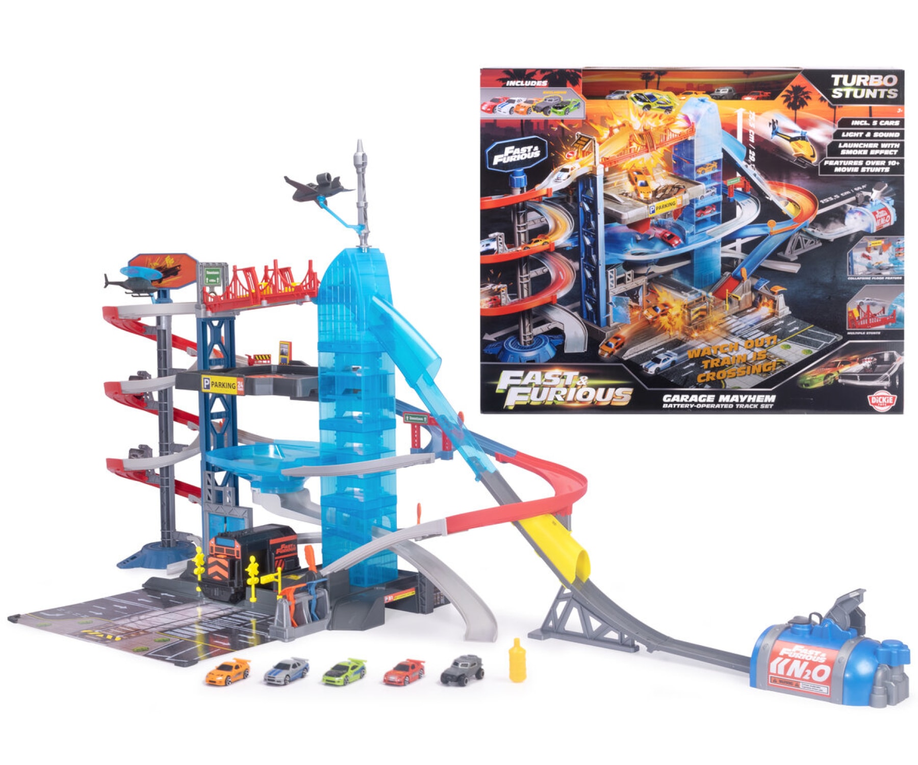 Dickie Toys Spiel-Parkgarage »Fast & Furious Garage Mayhem«