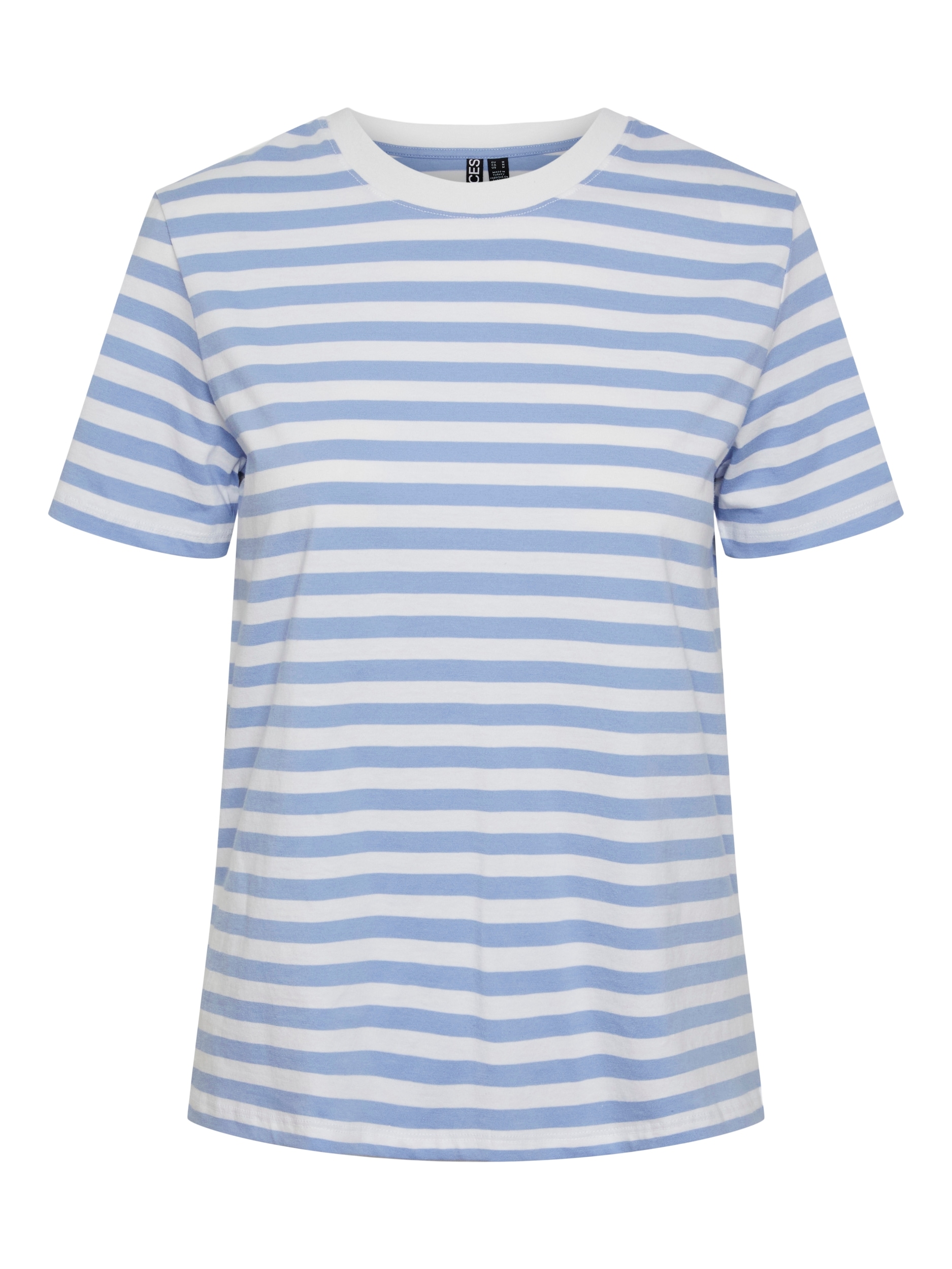 pieces Kurzarmshirt »PCRIA SS TEE STRIPES NOOS BC«