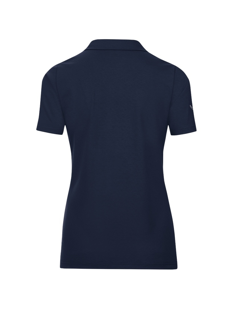 Trigema Poloshirt »TRIGEMA Poloshirt aus Baumwolle mit Kristallsteinen«