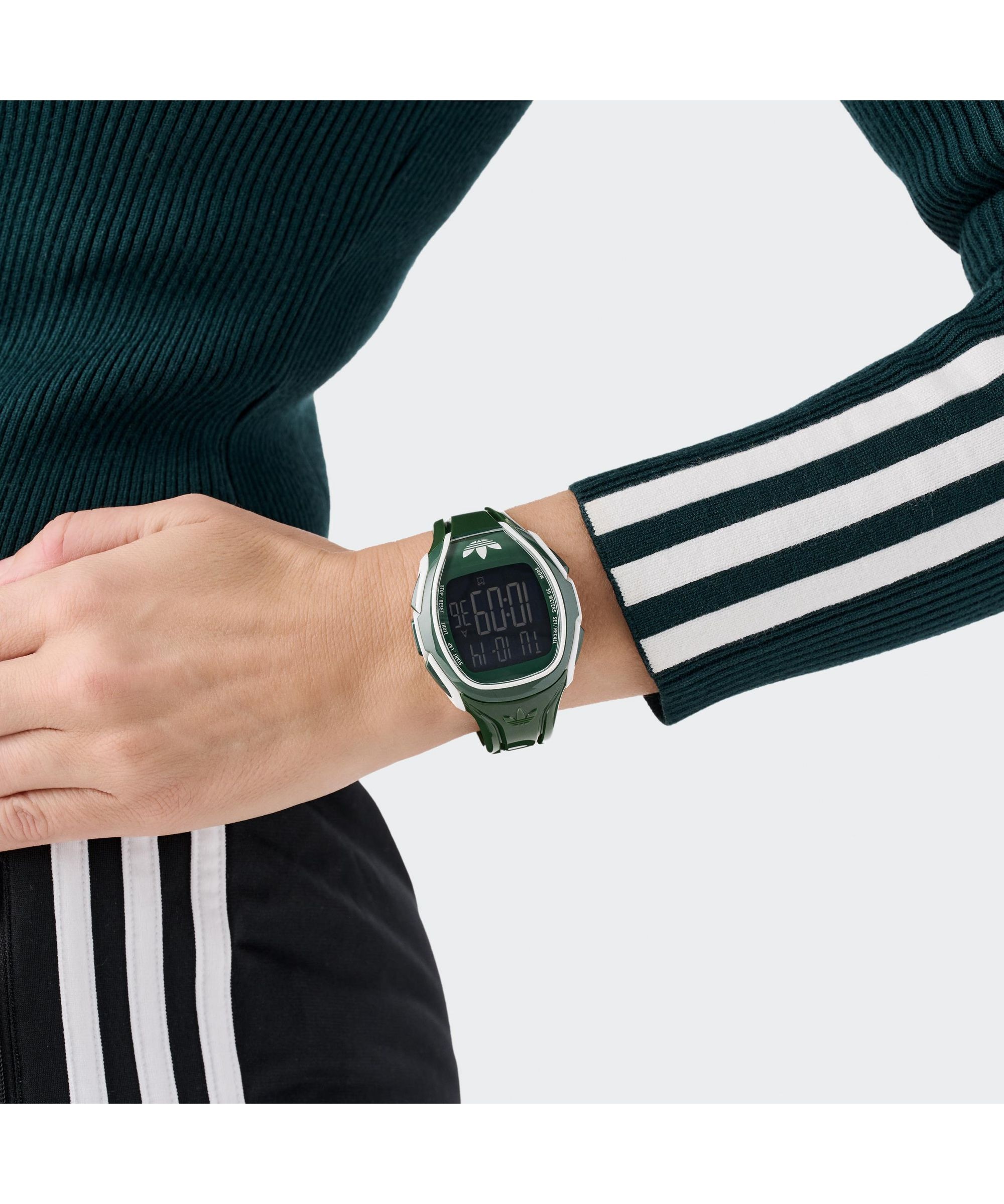 adidas Originals Digitaluhr »Athletics One« Quarzuhr, Armbanduhr, Herrenuhr, digital, Monat, Tag, Wochentag, Timer