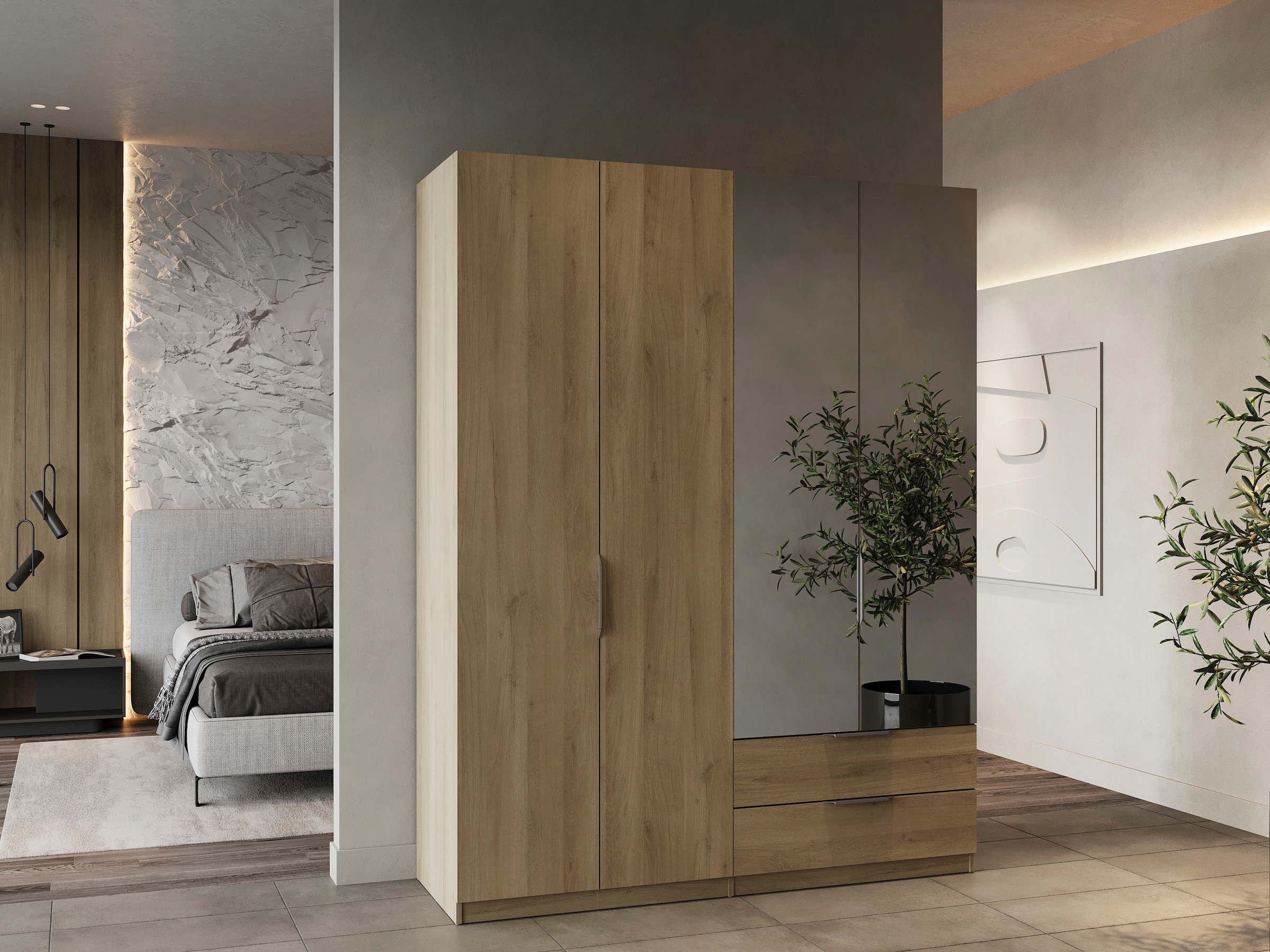 Demeyere GROUP Kleiderschrank »Ghost« Breite ca. 120cm, Höhe ca. 200cm