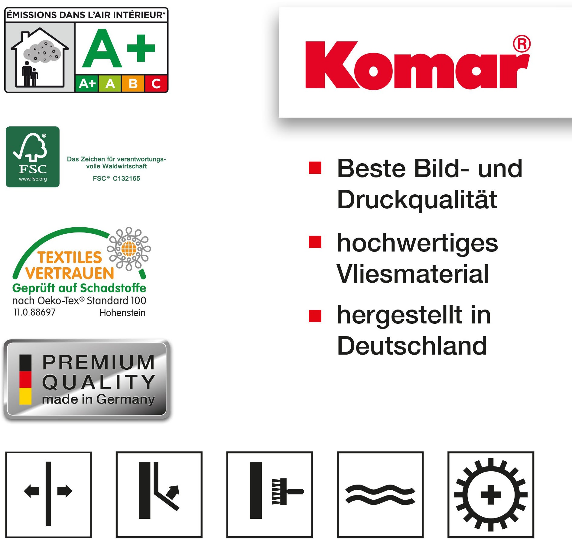 Komar Vliestapete »Digitaldruck Vlies -  Spirit - Größe 200 x 260 cm« bedruckt glatt Wohnzimmer, Schlafzimmer