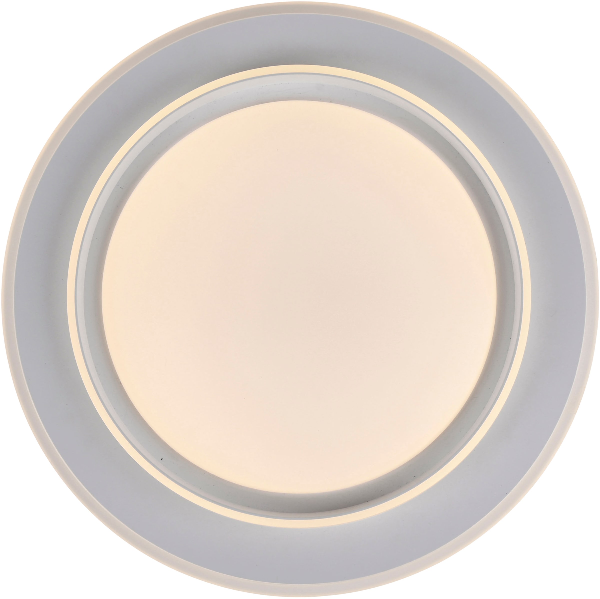 JUST LIGHT LED Deckenleuchte »LAGO« LED-Board 1 Stk. warmweiß - kaltweiß CCT-Farbtemperatursteuerung, Infrarot-FB, Stufenlos dimmbar, Memory