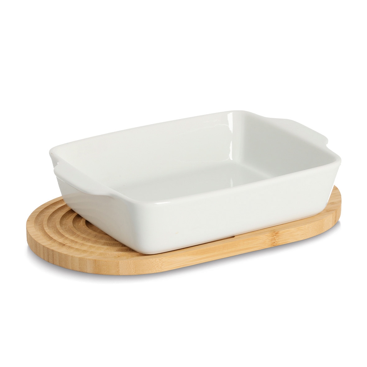Zeller Present Topfuntersetzer »Topfuntersetzer, 2er Set, Bambus« ca. 35x20x1,5 cm