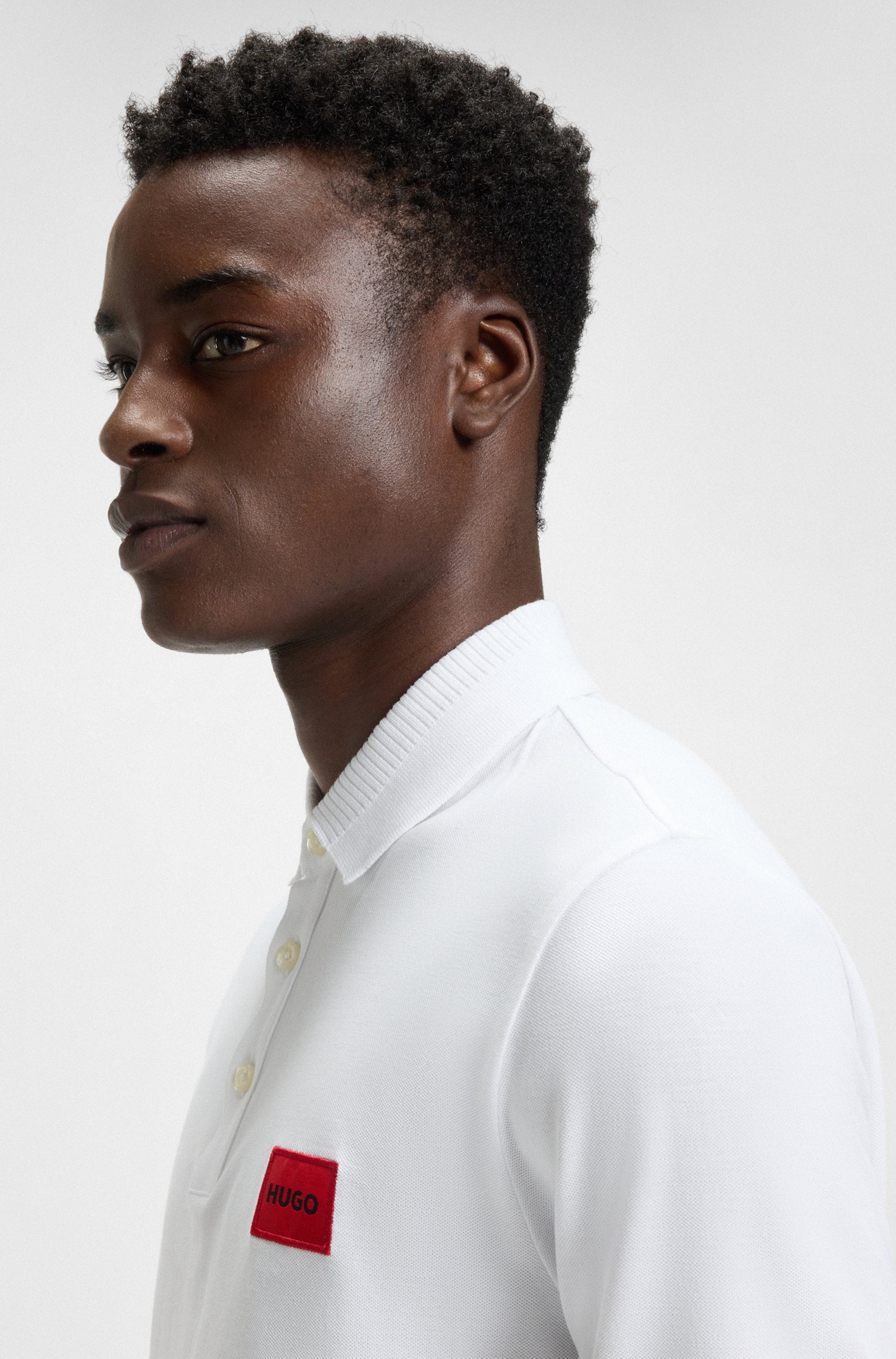 HUGO Poloshirt »Dereso« Slim Fit, Kurzarm, HUGO Weblabel