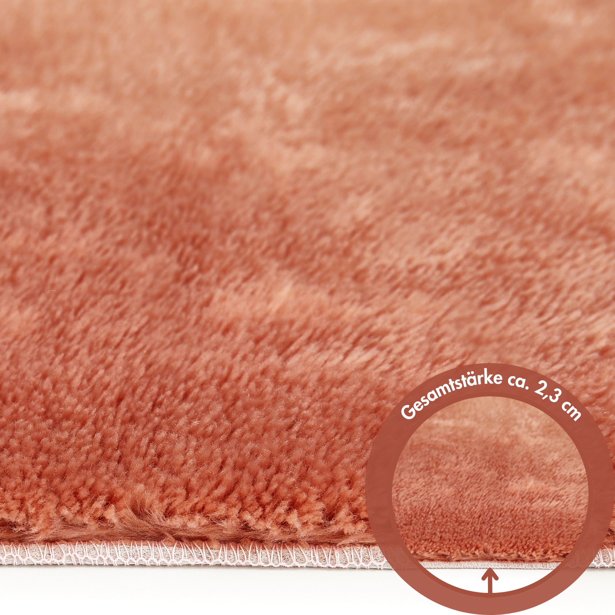 Andiamo Badematte »Florida« Höhe 23 mm rutschhemmend beschichtet fußbodenheizungsgeeignet | schnell trocknend Uni Farben, besonders weich, auch als 2er Set erhältlich