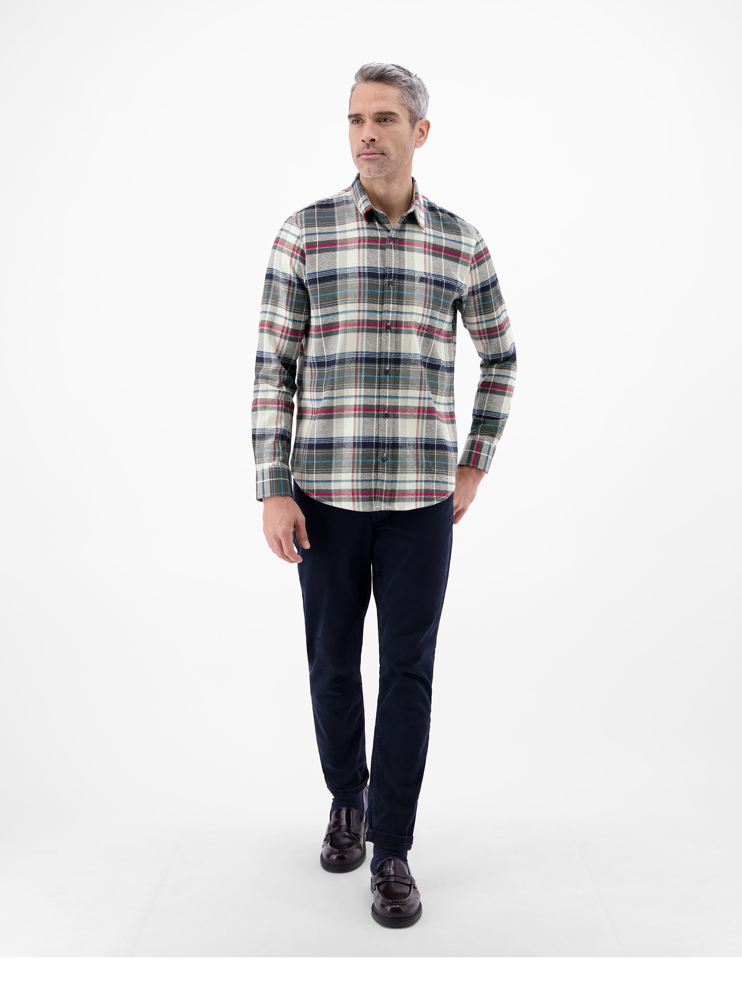 LERROS Karohemd »LERROS Karo Flannelhemd - weich und stylisch«