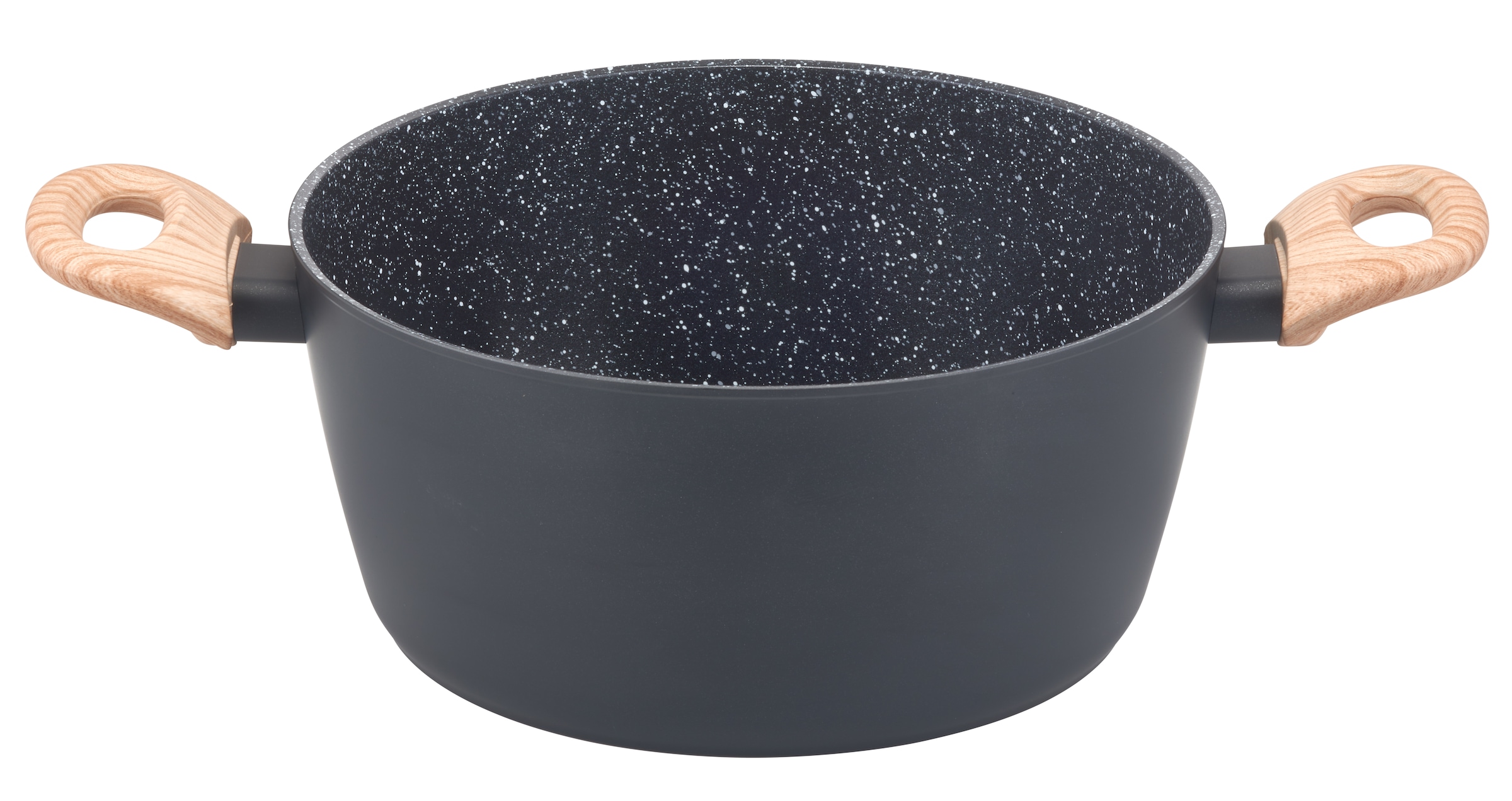 my home Topf-Set »Genlis« Set, Kochtopf 16/20/24 cm, Bratpfanne 24/28 cm + 4-tlg. Küchenhelfer-Set, 12 Stk. tlg. Aluminium