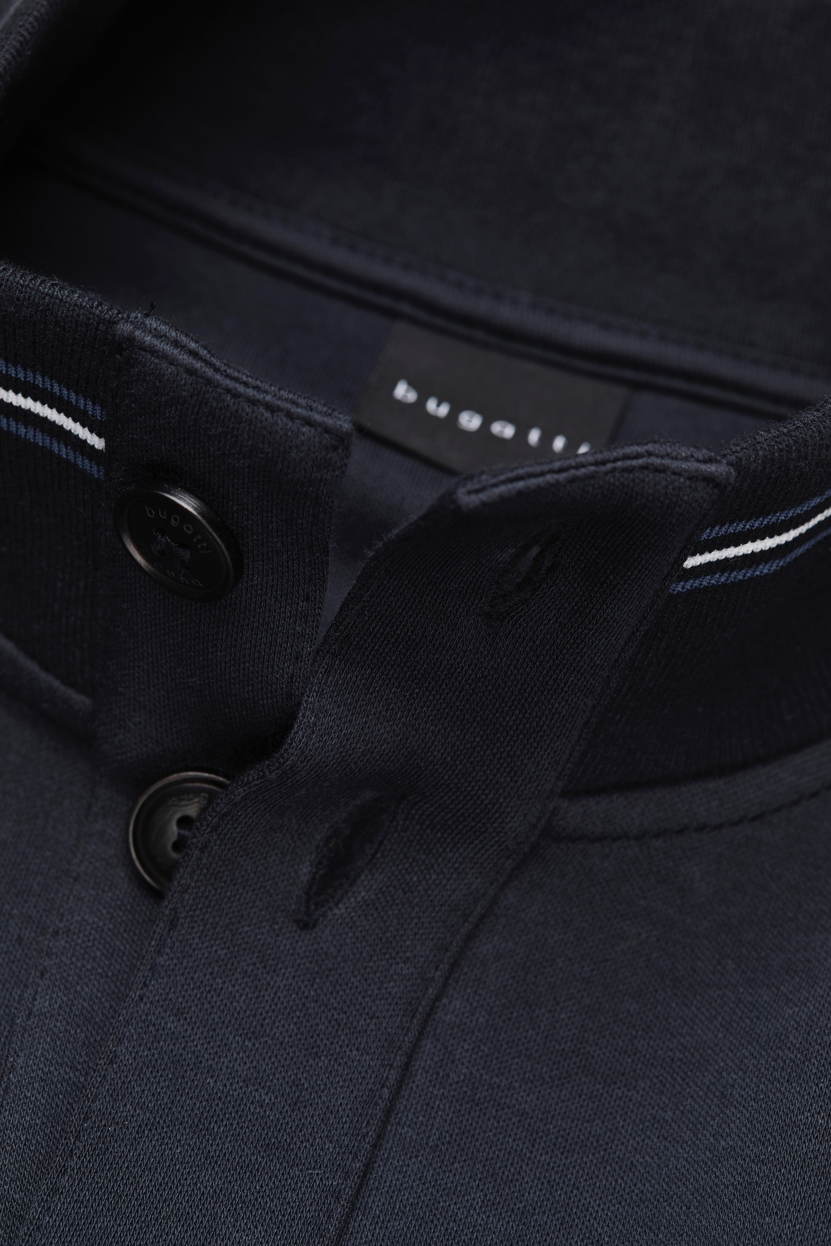 bugatti Sweatshirt , mit Collegekragen
