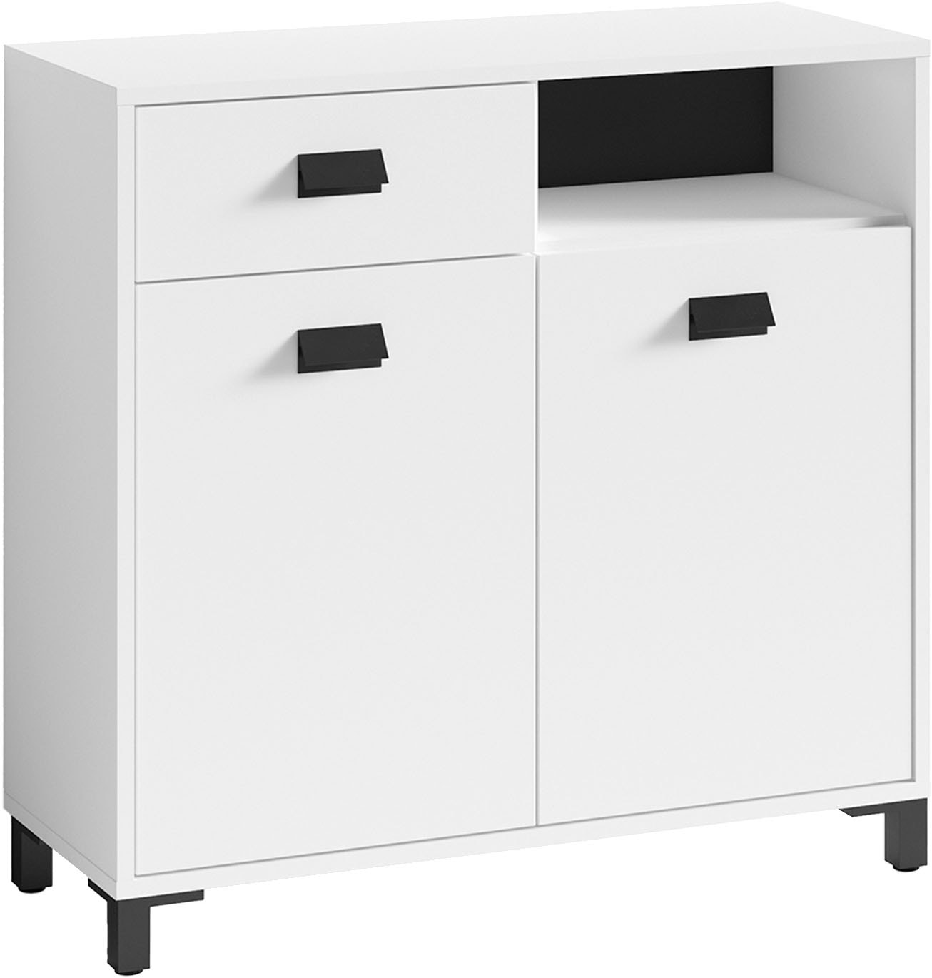 byLIVING Badmöbel-Set »Wellness« Komplett-Set, 4-tlg, 4 Stk. tlg.