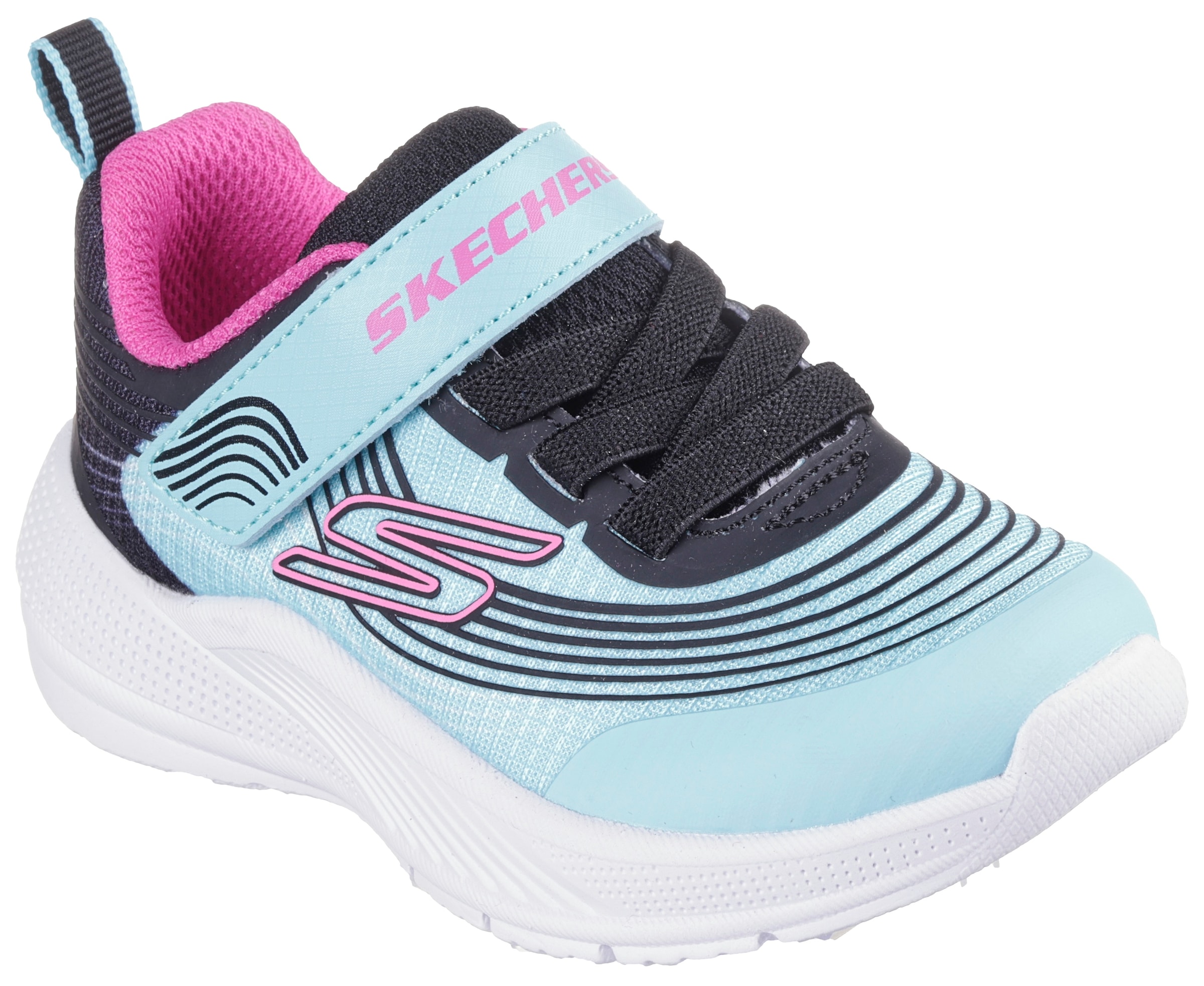 Skechers Kids Sneaker »MICROSPEC ADVANCE«, Babyschuh, Klettschuh, Kinderschuh mit Gummizug