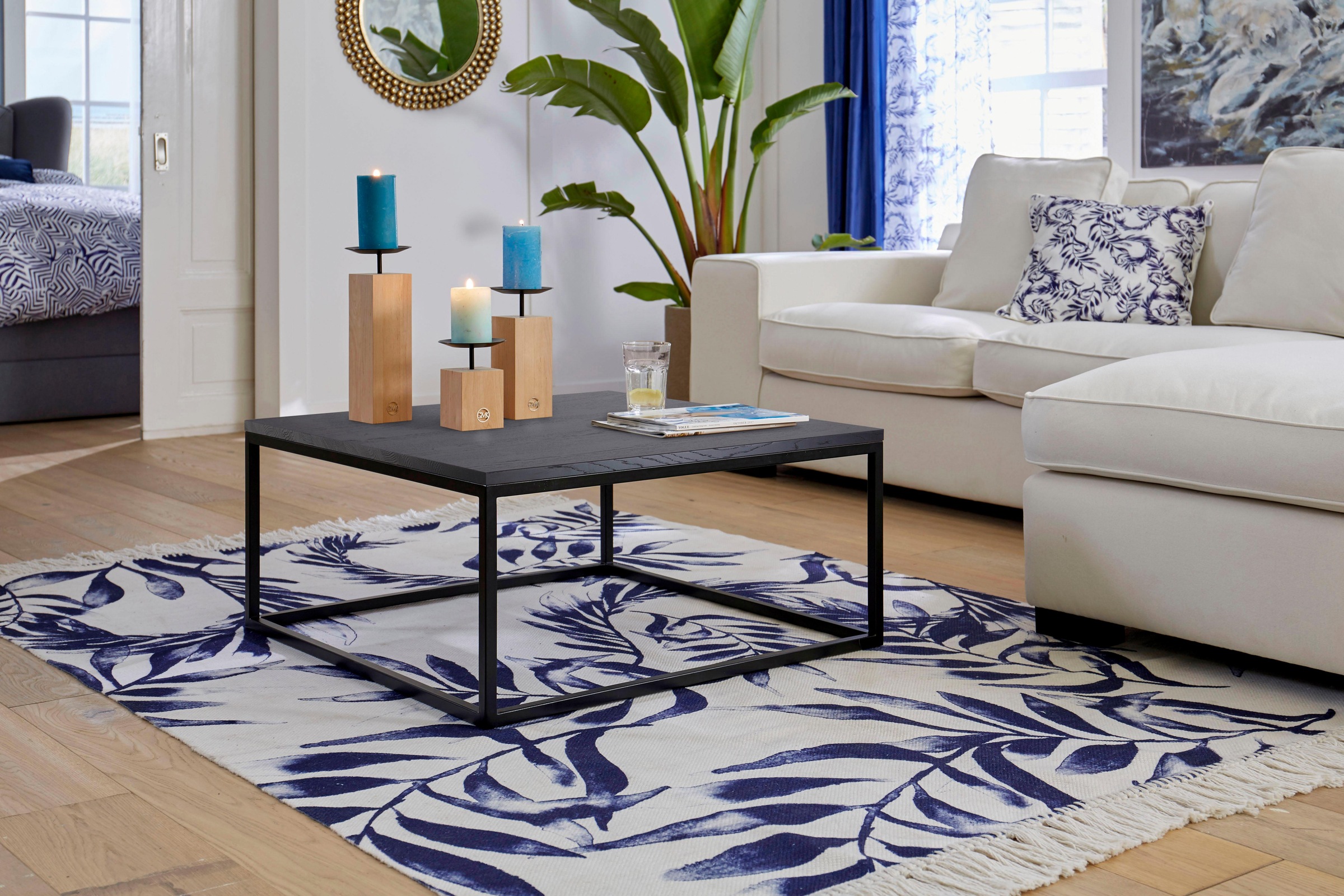 Guido Maria Kretschmer Home&Living Couchtisch »Voorst«, aus massiver Eiche und Metallgestell