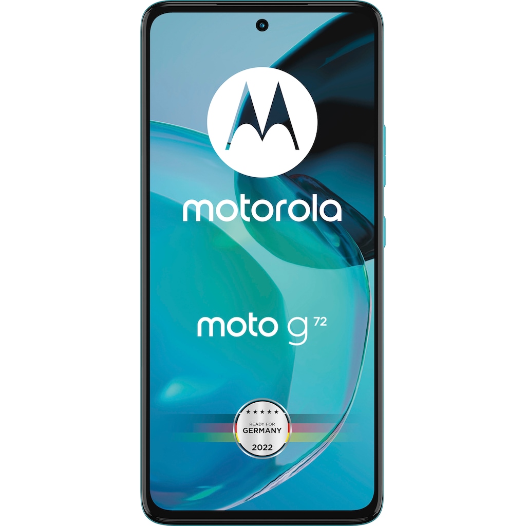 Motorola Smartphone »g72«, Polar Blue, 16,76 cm/6,6 Zoll, 128 GB Speicherplatz, 108 MP Kamera