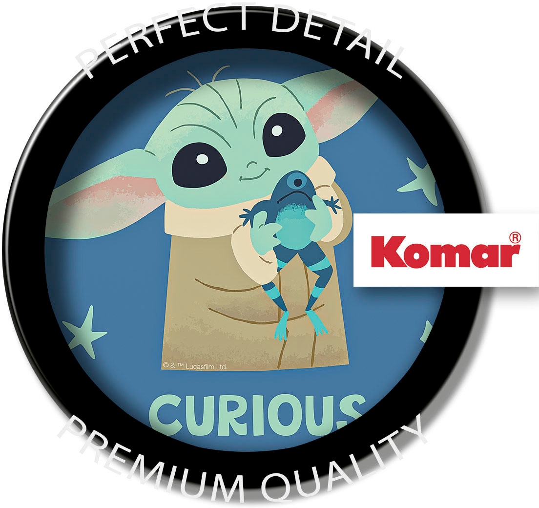 Komar Leinwandbild »The Mandalorian Little Grogu Curious - Größe 30 x 30 cm«, Disney, (1 St., 30 x 30 cm (Breite x Höhe), Keilrahmenbild mit Echtholzrahmen, Kinderzimmer