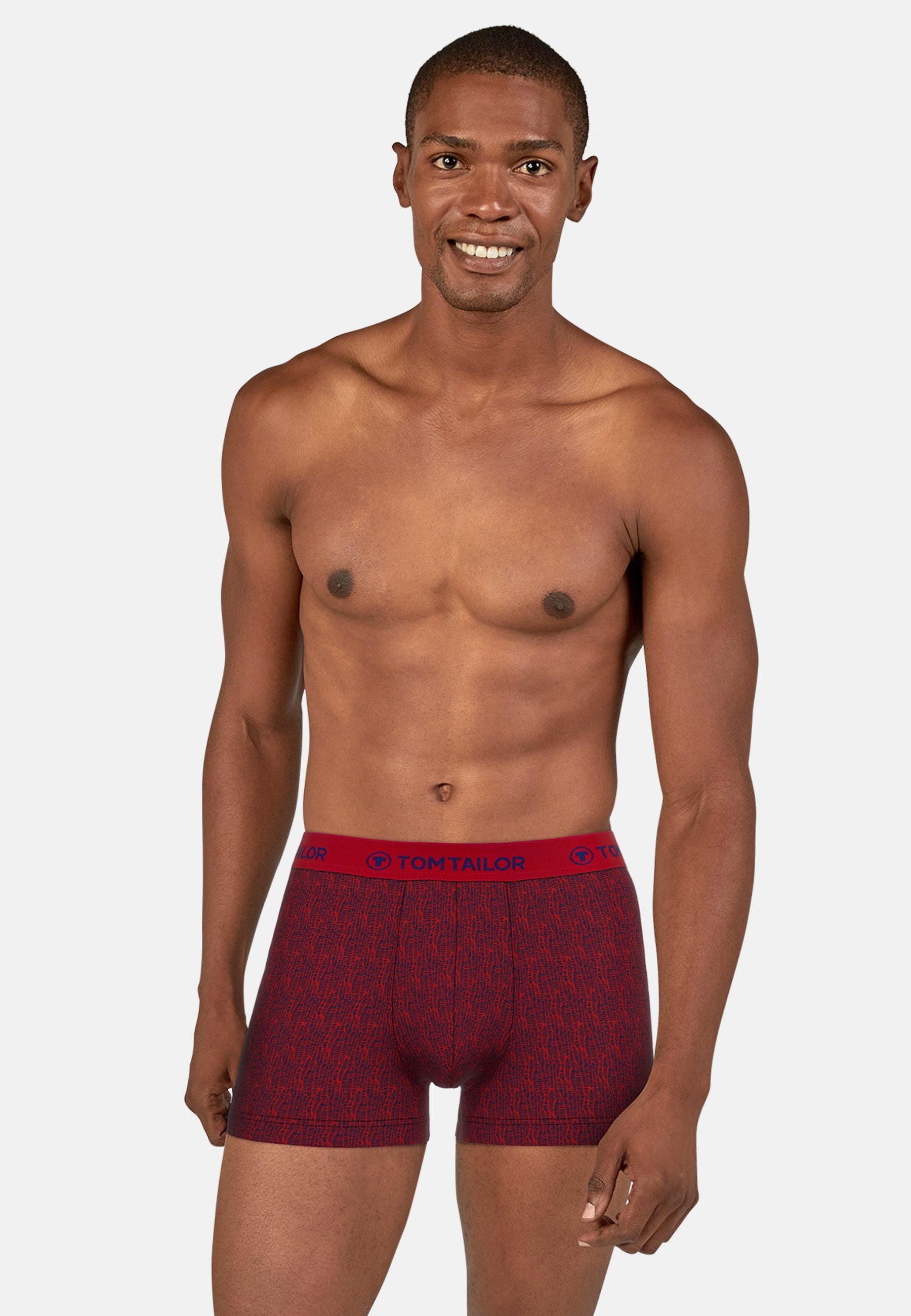 TOM TAILOR Boxershorts »Buffer« 3er Pack,  weich, bequem, eng, elastisch, Logobund, Baumwollmix