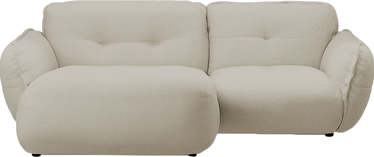 BETYPE Ecksofa »Be Fluffy«, Softes Sitzgefühl, moderne Kedernaht, hochwertiger Bezug