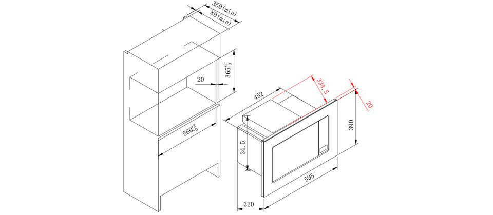 KOCHSTATION Küchenzeile »KS-Mailand«, mit Elektrogeräten, Breite 340 cm