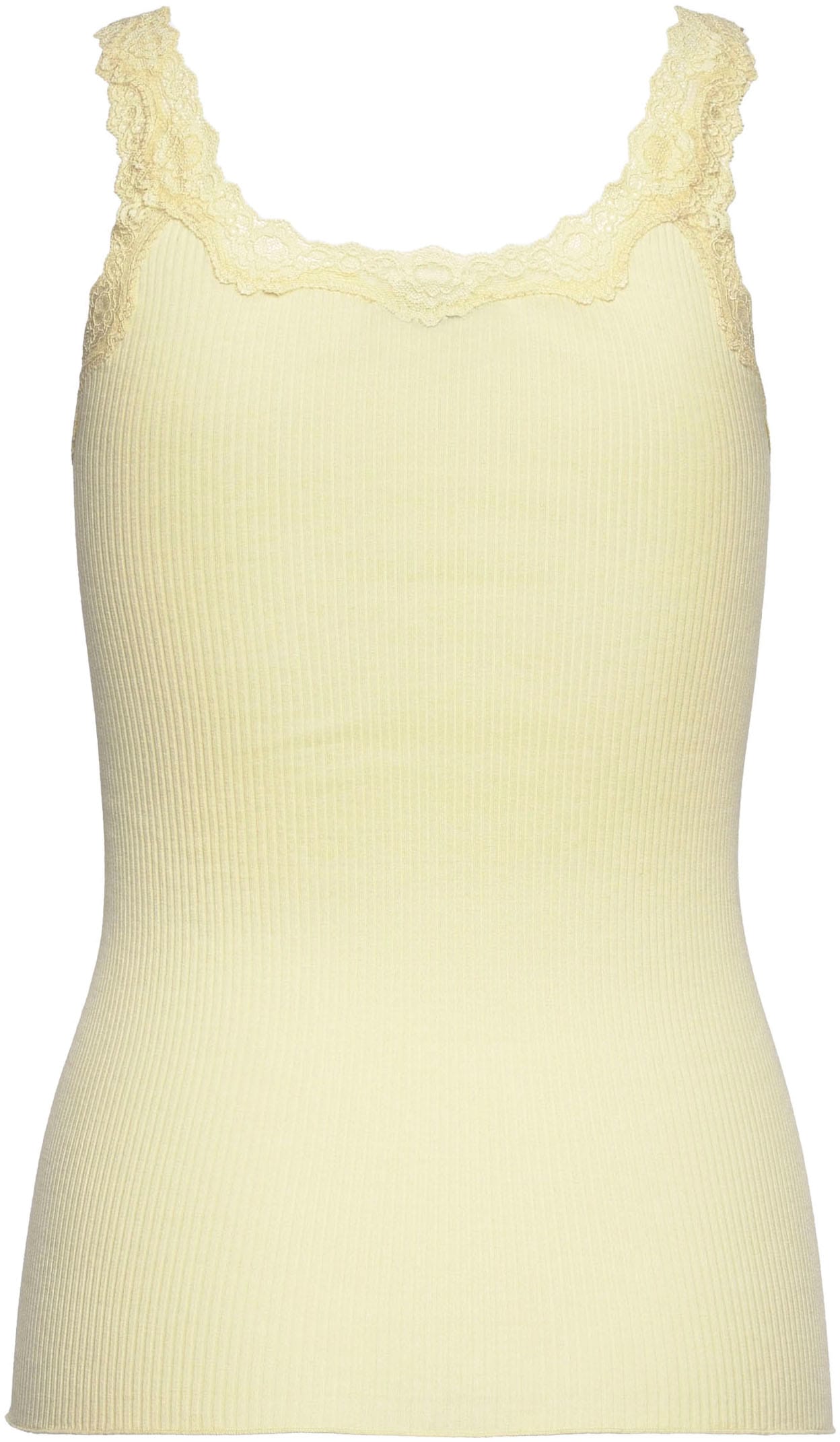rosemunde Tanktop »Babette Silk Top«, wunderschöner, umgedrehter Vintage-Spitzenbesatz
