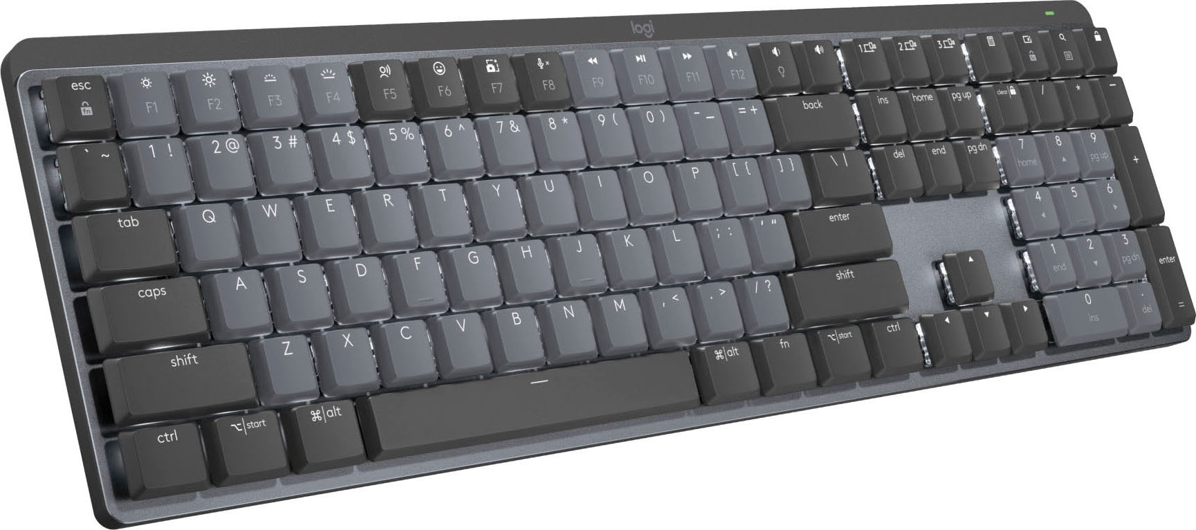 Logitech Tastatur »MX Mechanical TACTILE«, (Ziffernblock-Fn-Tasten-USB-Anschluss)