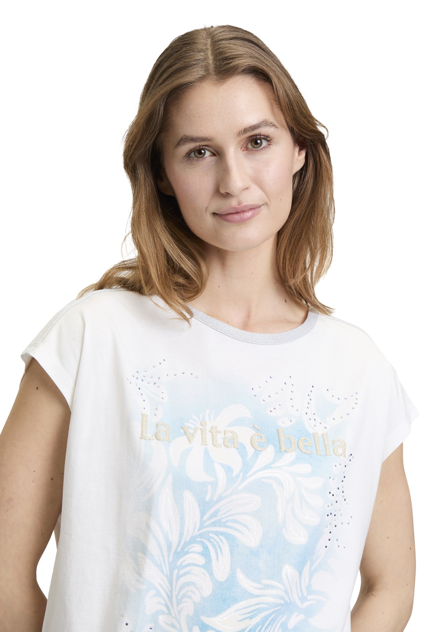 Cartoon Kurzarmshirt »Rundhals-Shirt mit Placement«