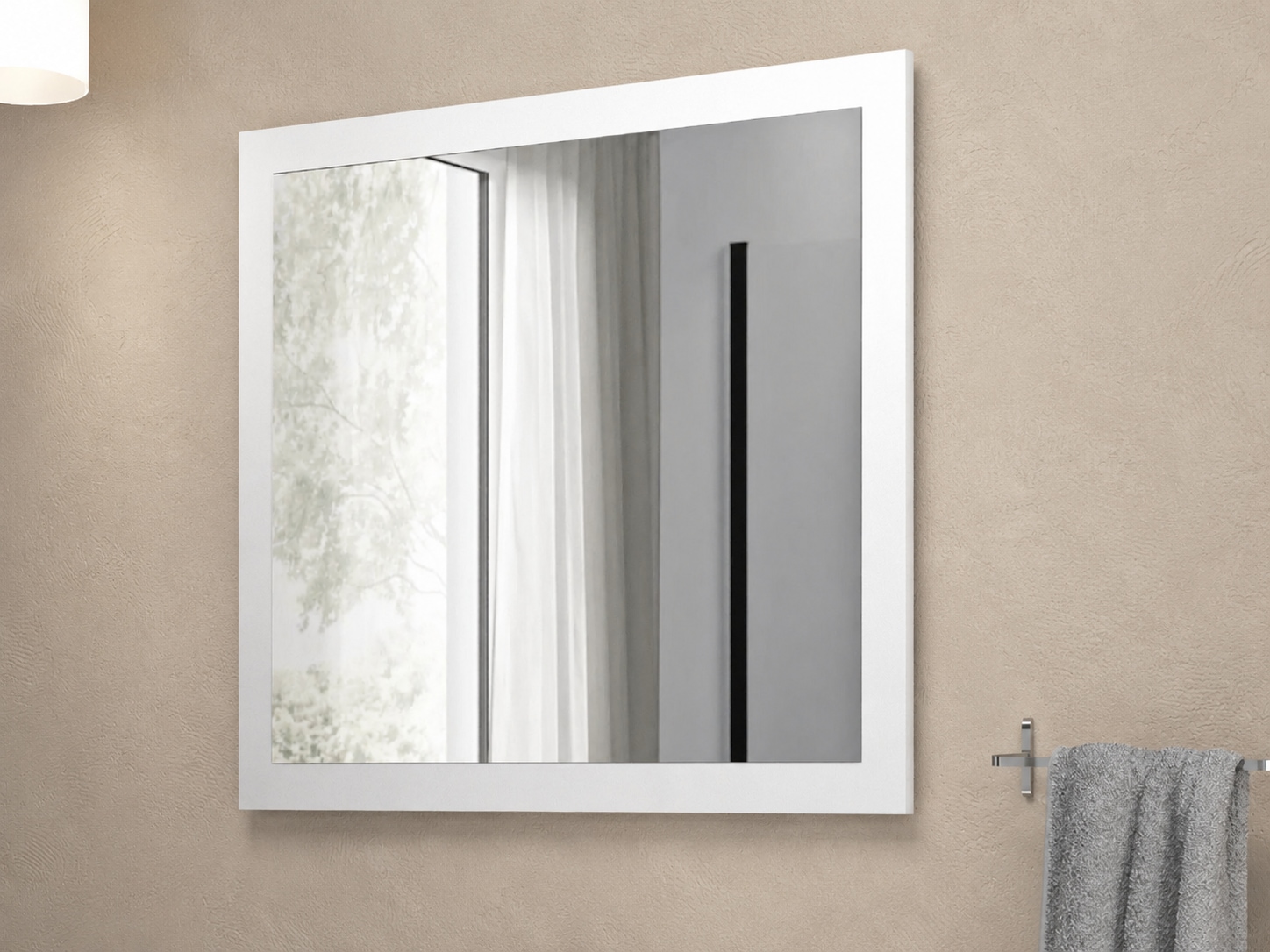 welltime Badspiegel »Garda, Waschbeckenunterschrank,Breite 80 cm,Waschtisch« Breite 80 cm- Passend zur Serie Garda