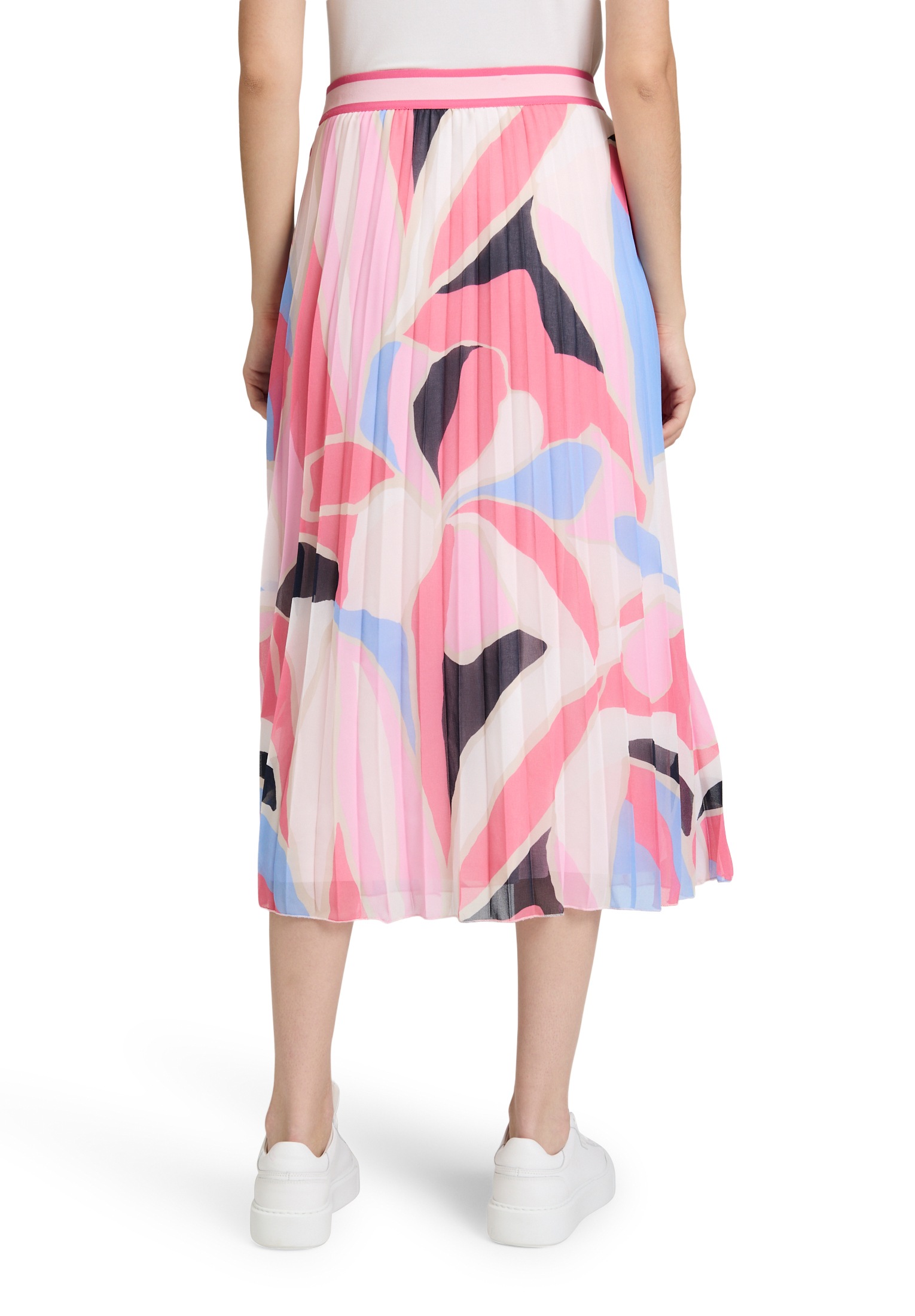 Betty&Co Faltenrock »Chiffonrock mit Plissee«