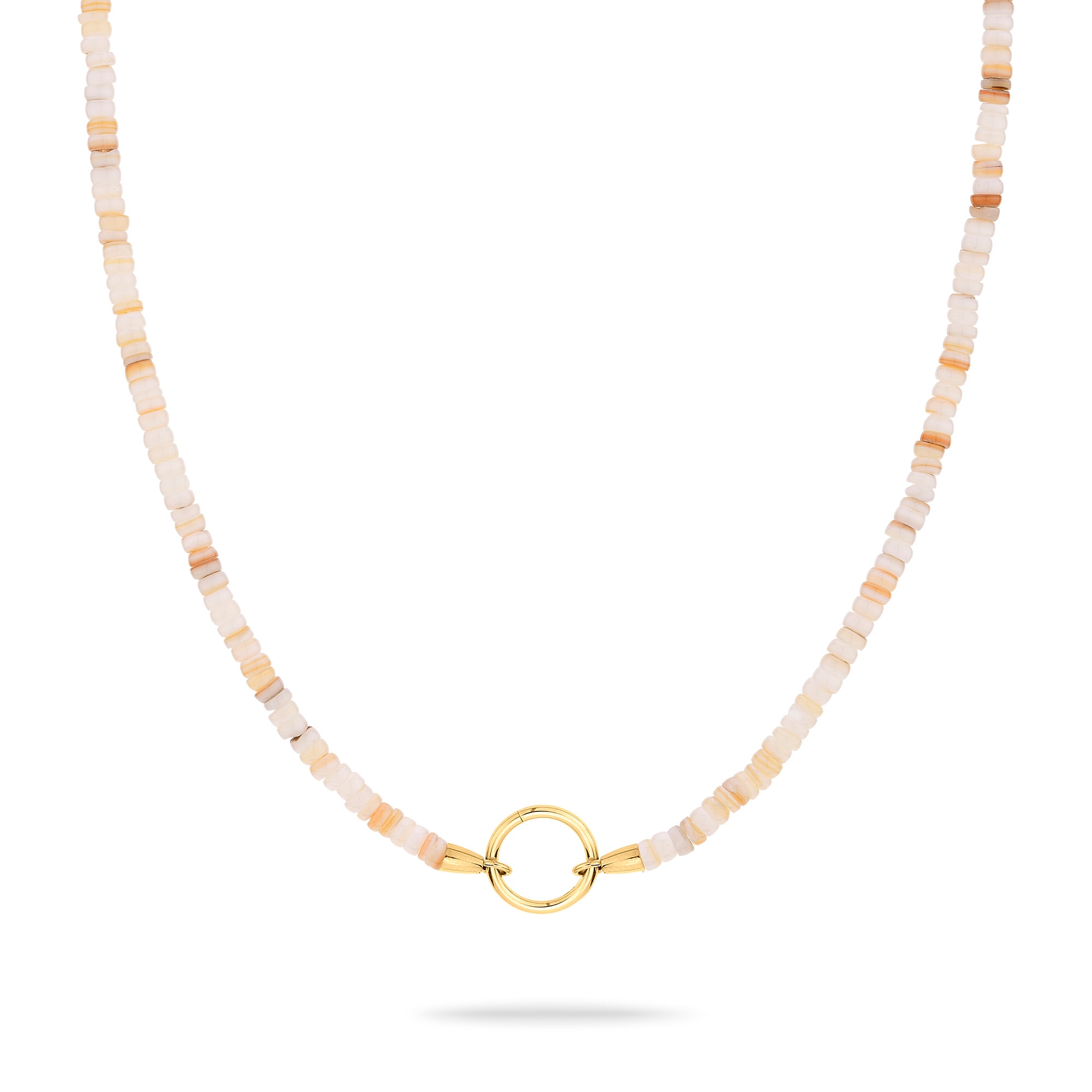 Tamaris Charm-Kette »Schmuck Geschenk Edelstahl Halskette All About Beads« mit Naturstein