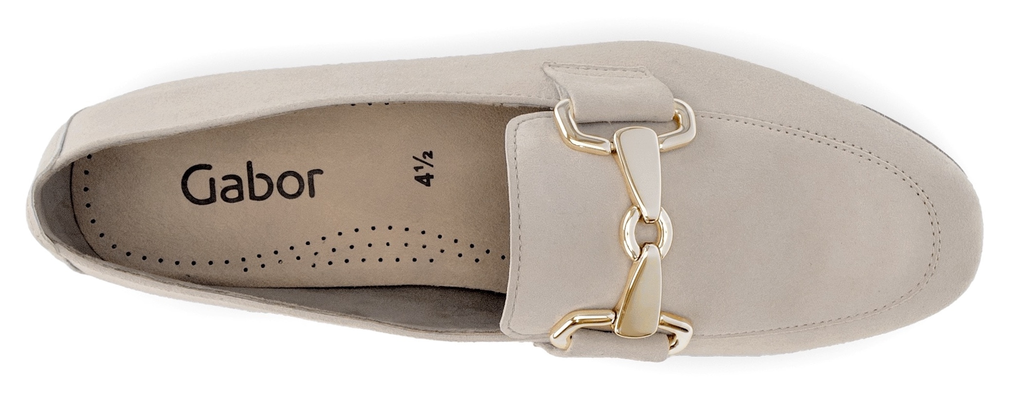 Gabor Slipper, Loafer, Halbschuh, Businessschuh mit edler Zierschnalle